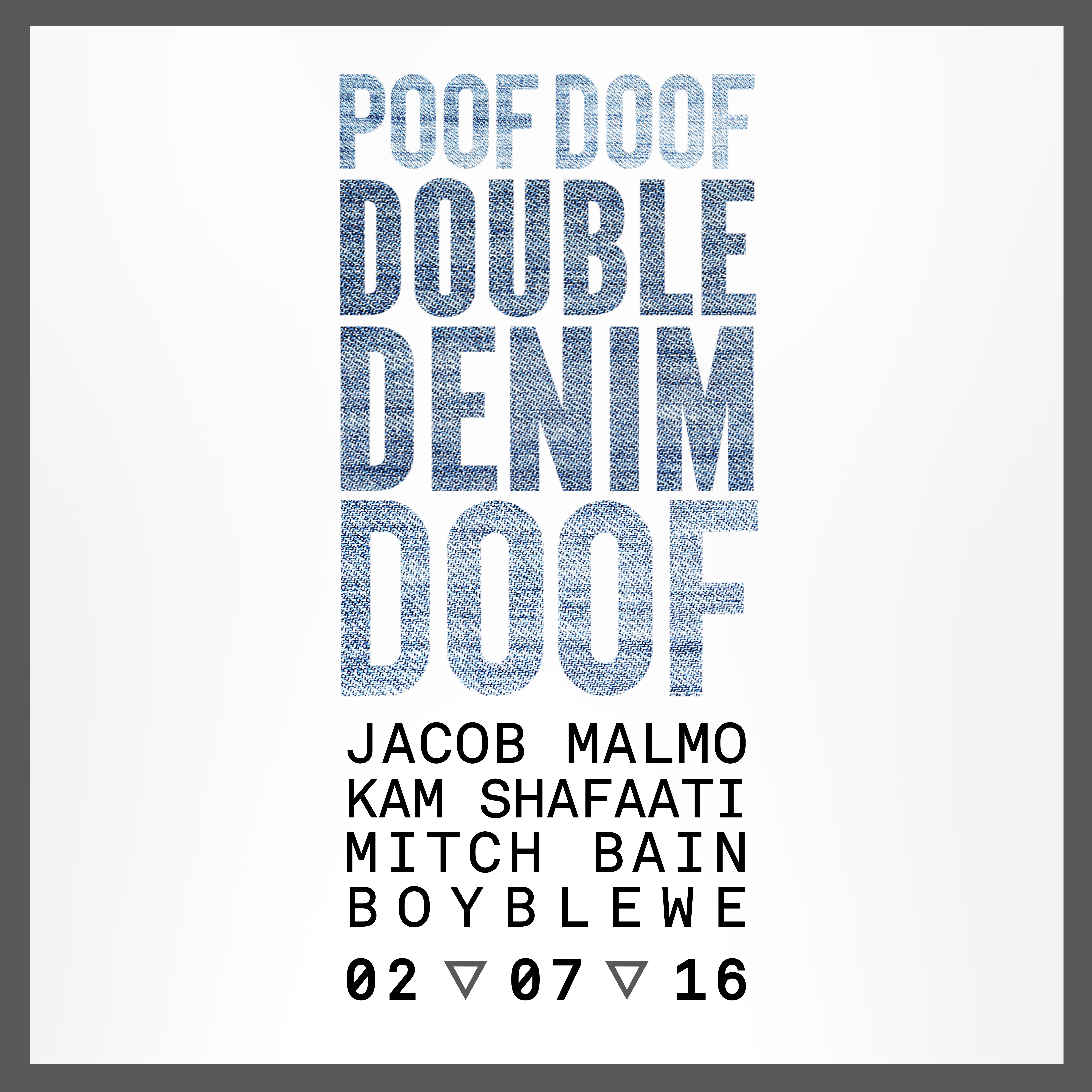 DOUBLE DENIM DOOF - Poof Doof melbourne