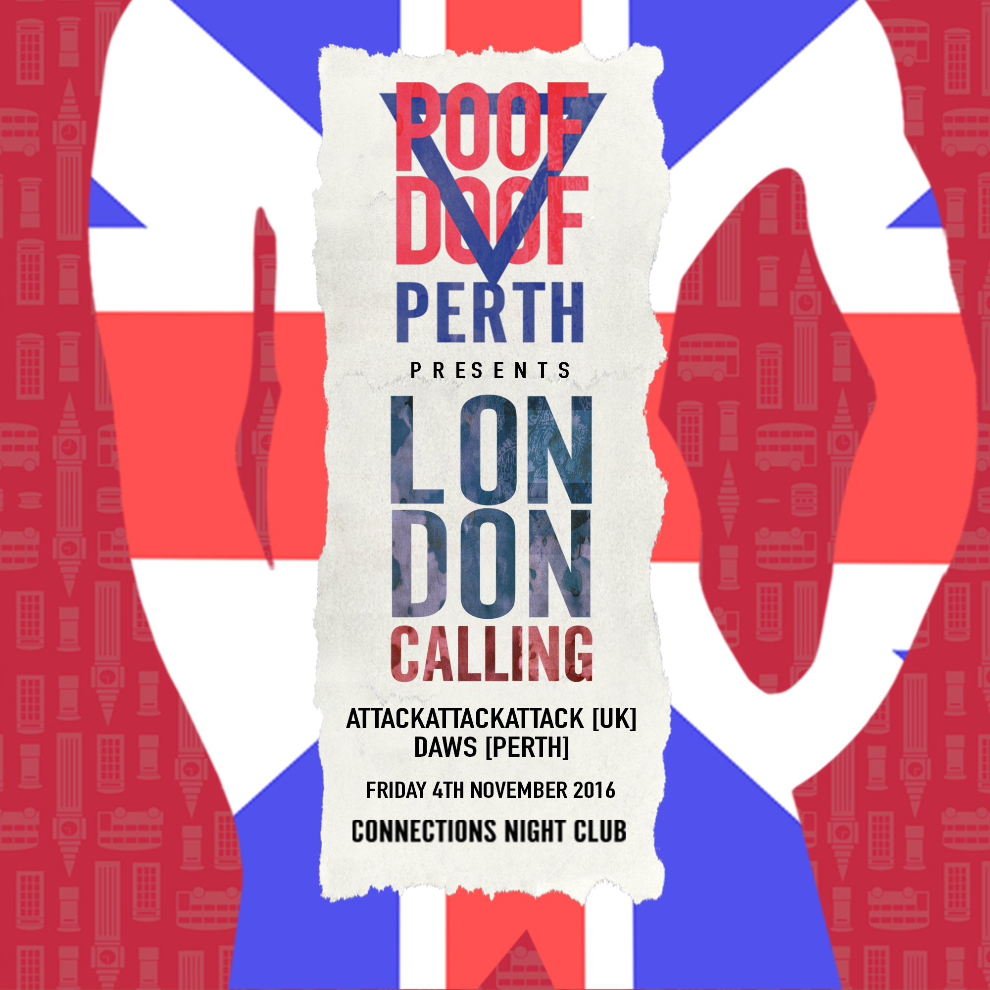 POOF DOOF PERTH LONDON CALLING - Poof Doof melbourne