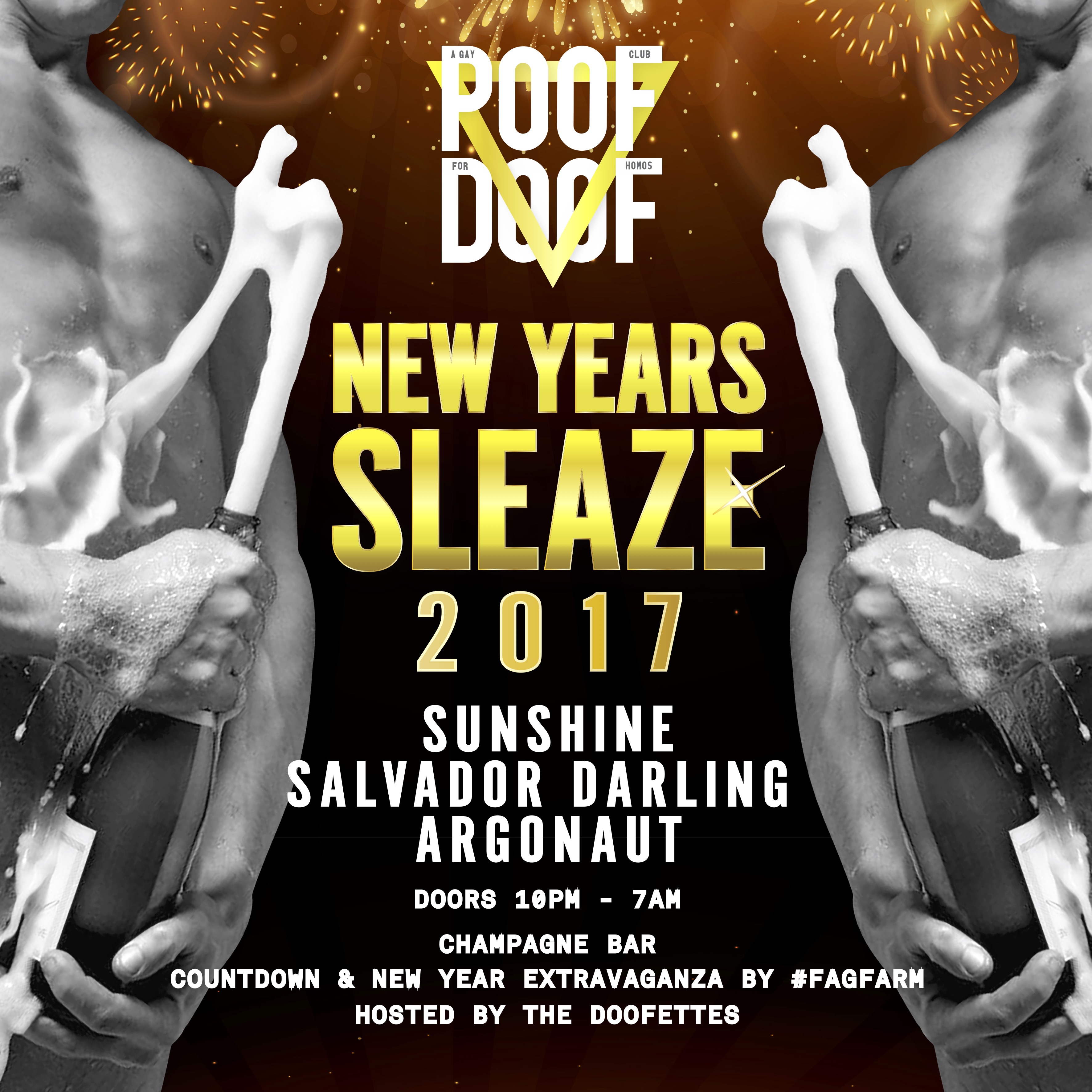 NEW YEARS SLEAZE - Poof Doof melbourne