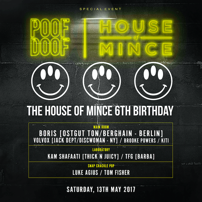 POOF DOOF X HOUSE OF MINCE - Poof Doof melbourne