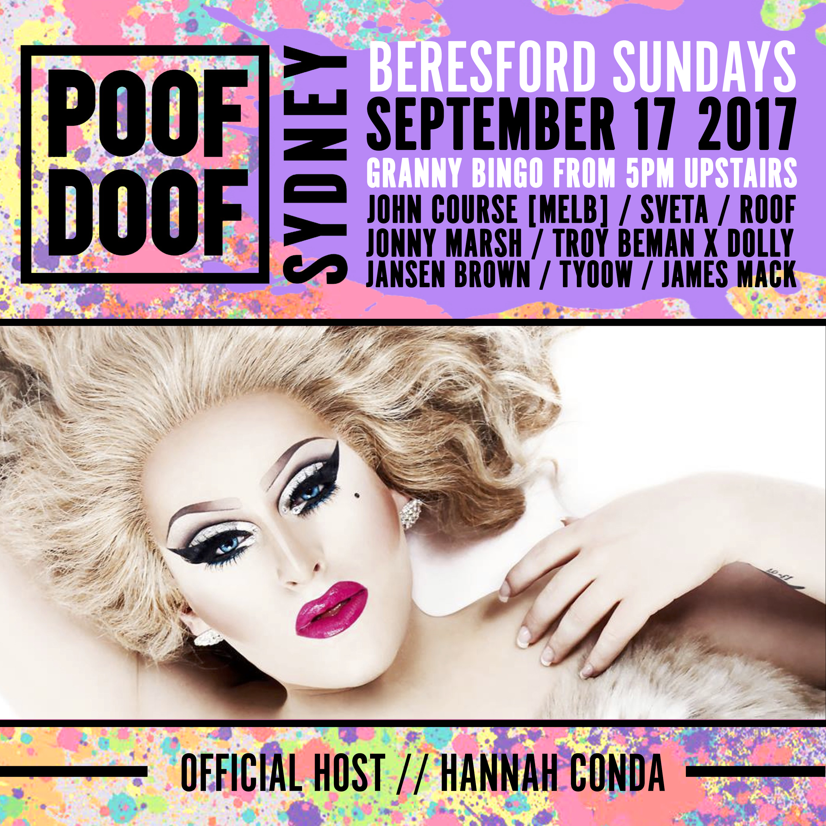 Poof Doof x Beresford Sundays #3 - Poof Doof sydney