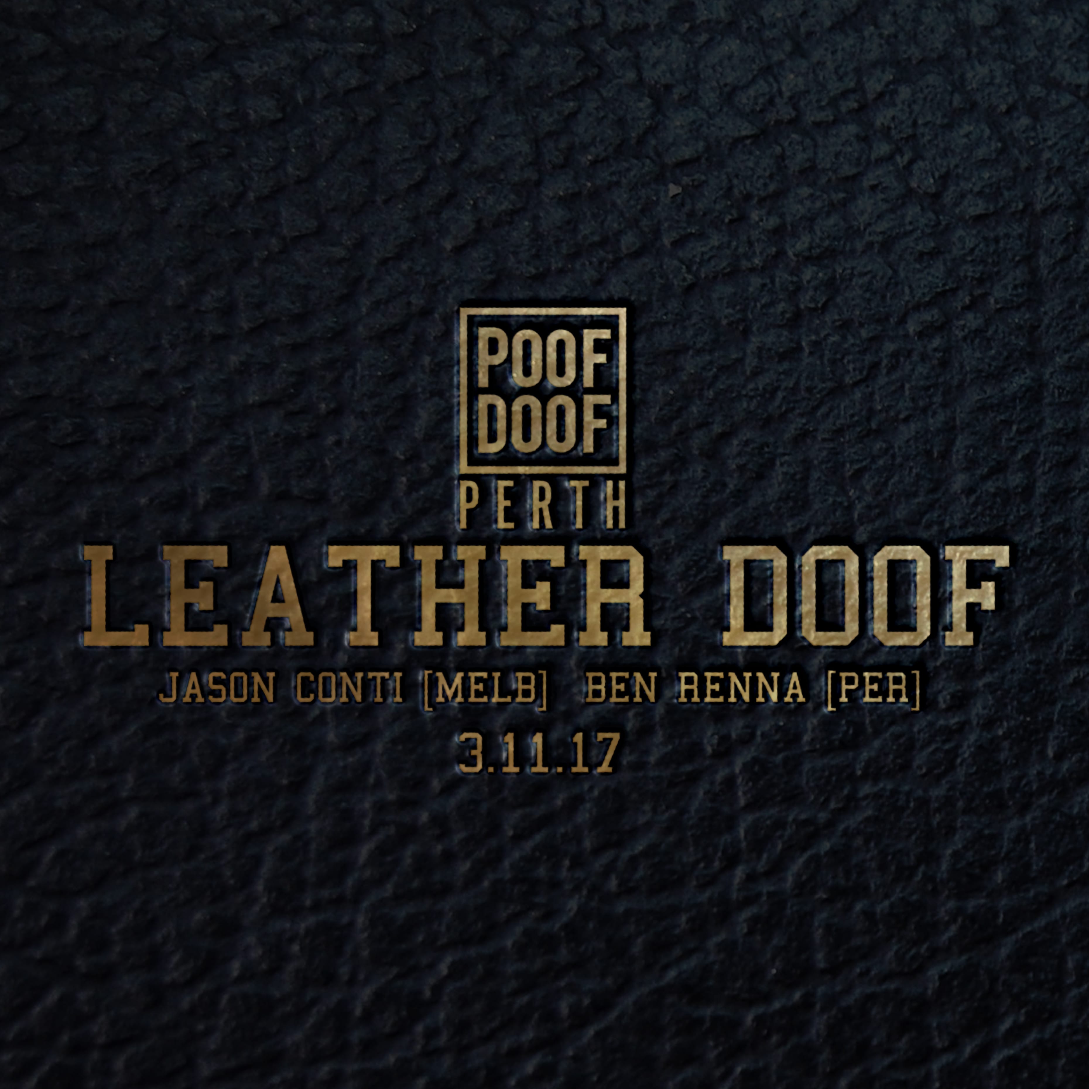 LEATHER DOOF PERTH - Poof Doof aus special