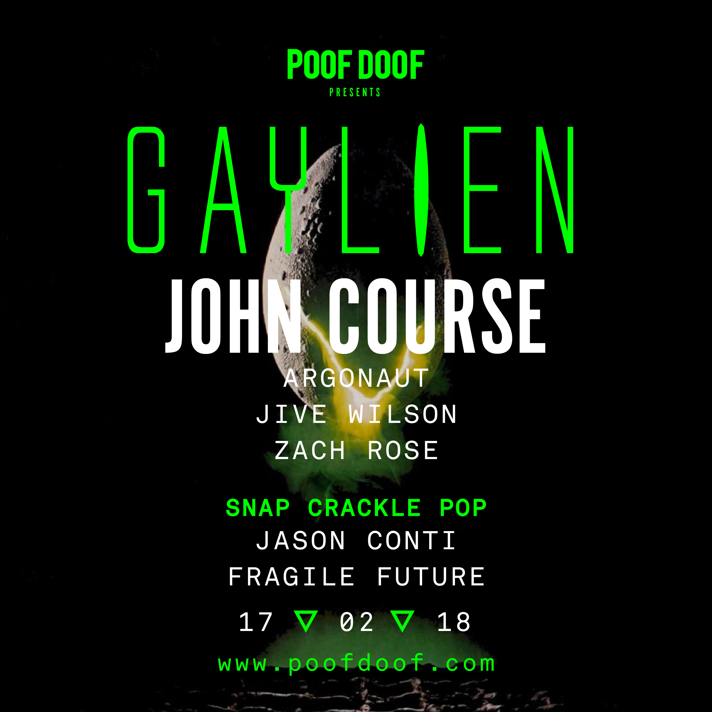 GAYLIEN 2018 - Poof Doof melbourne