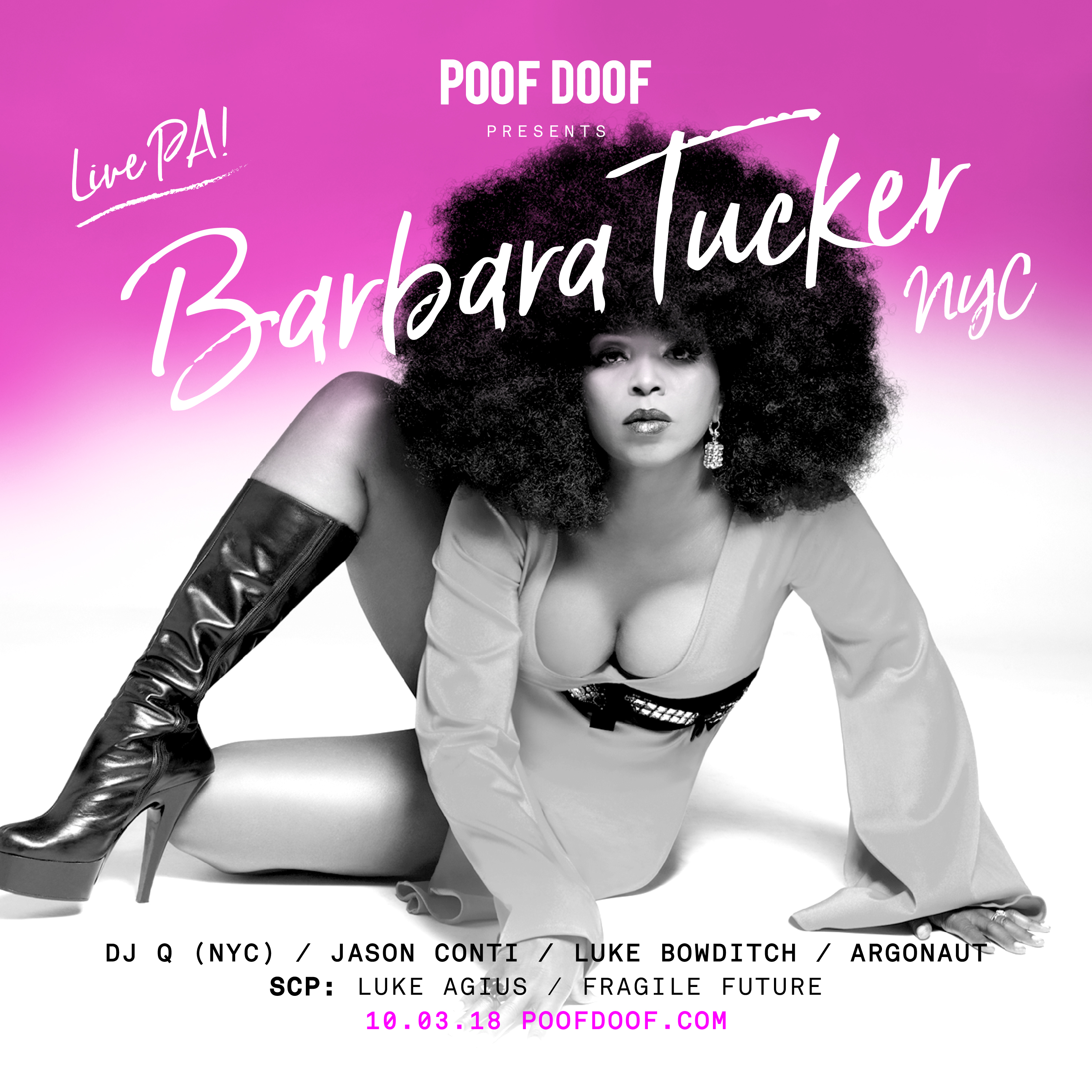 BARBARA TUCKER 2018 - Poof Doof 