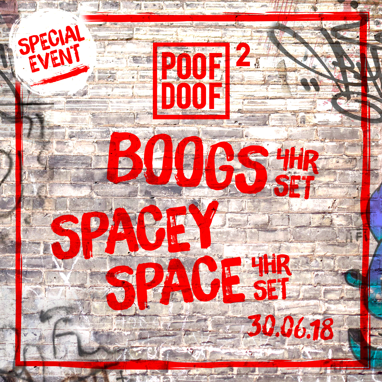 POOF DOOF²: Boogs & Spacey Space - Poof Doof melbourne