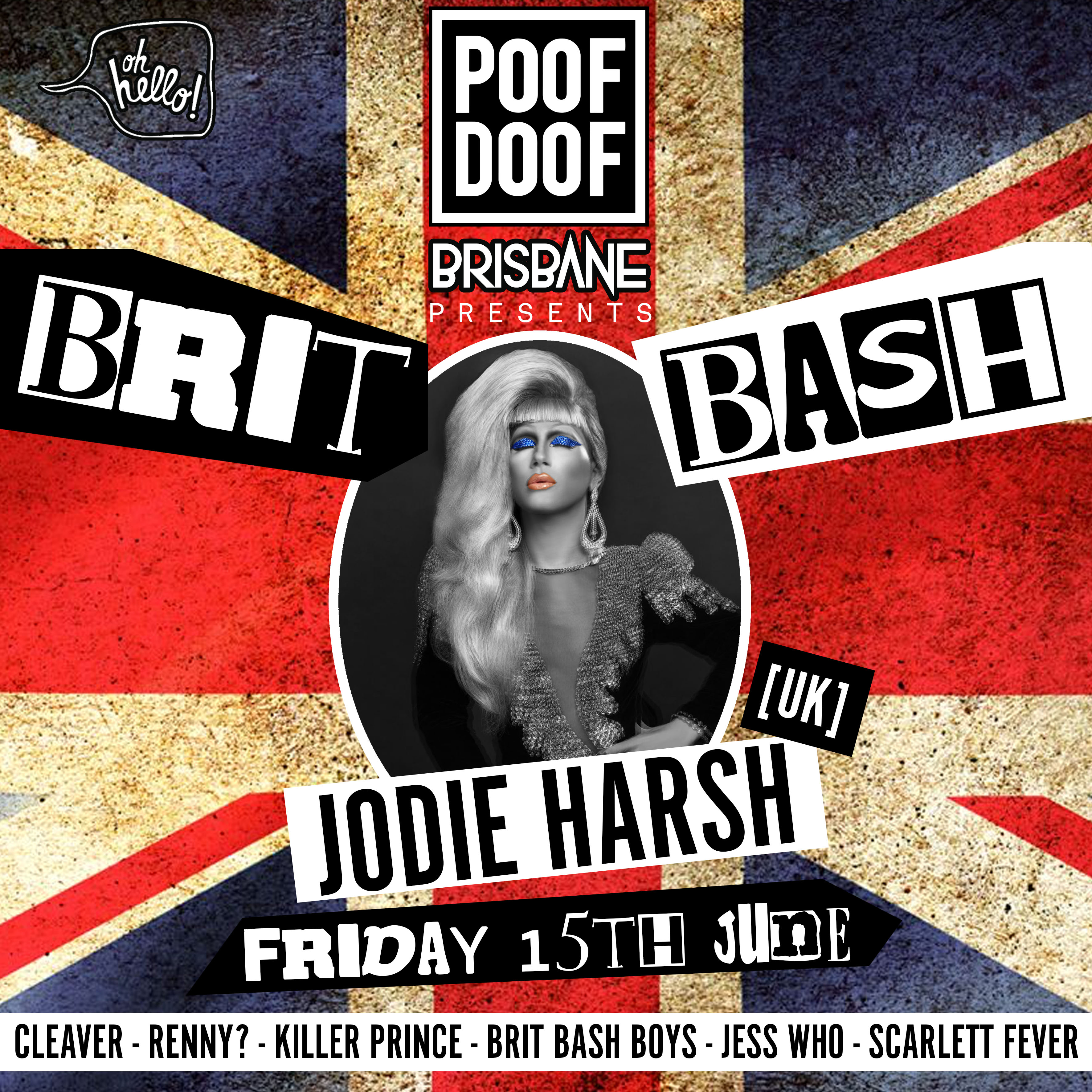 POOF DOOF BRISBANE: BRIT BASH - Poof Doof 