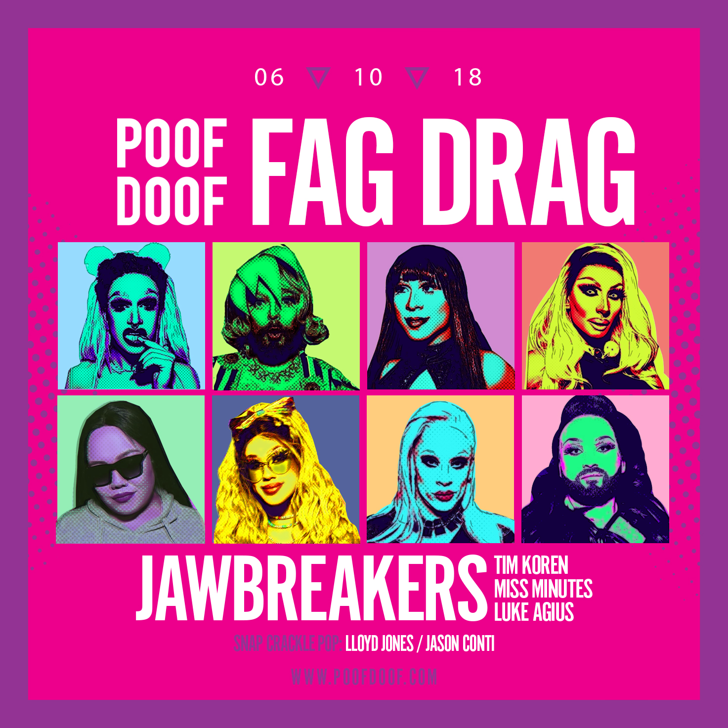 FAG DRAG 2018 - Poof Doof 