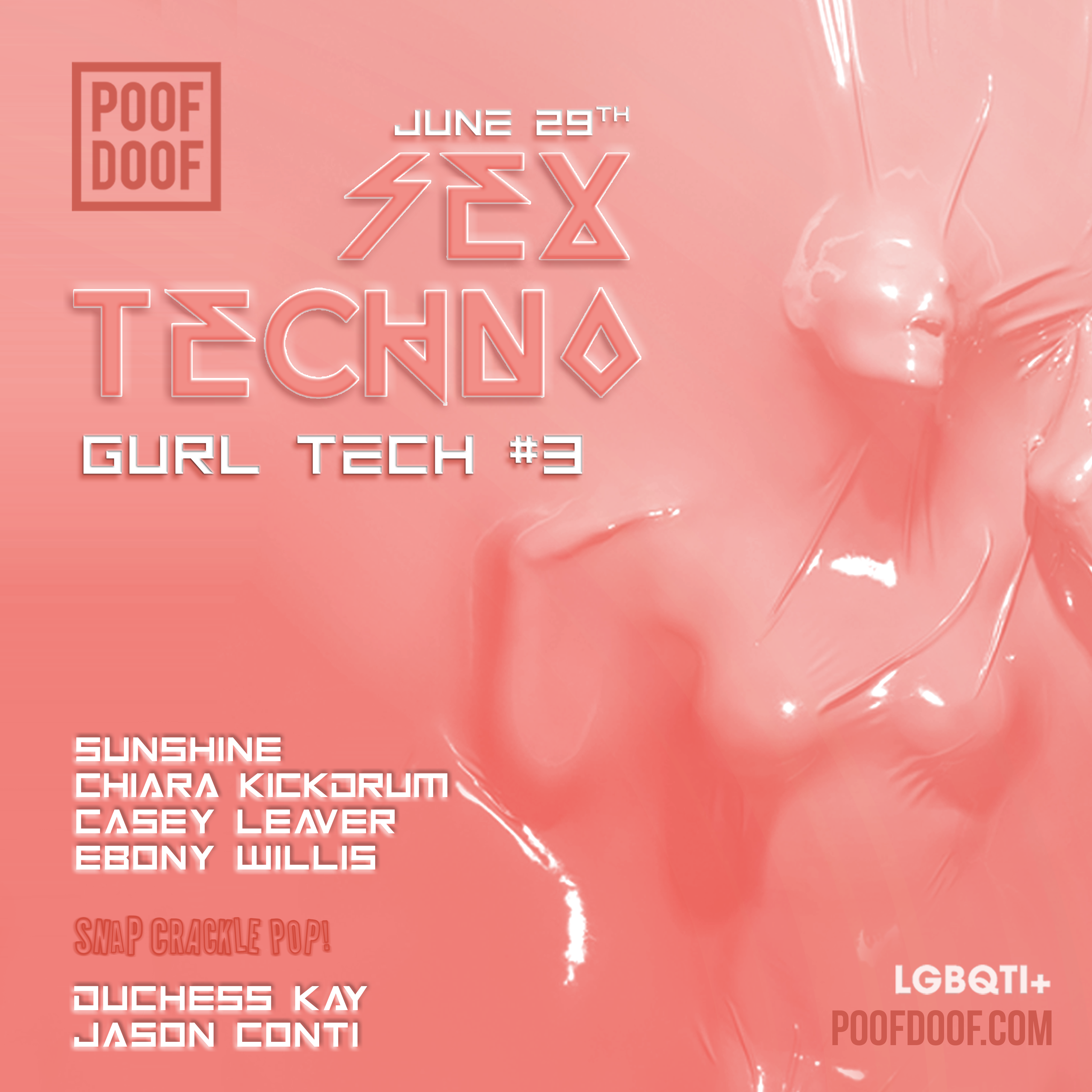 SEX TECHNO // GURL TECH #3 - Poof Doof melbourne