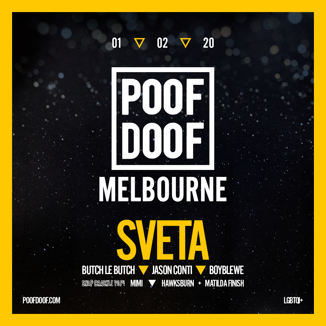 FIERCE FEBRUARY - Poof Doof melbourne