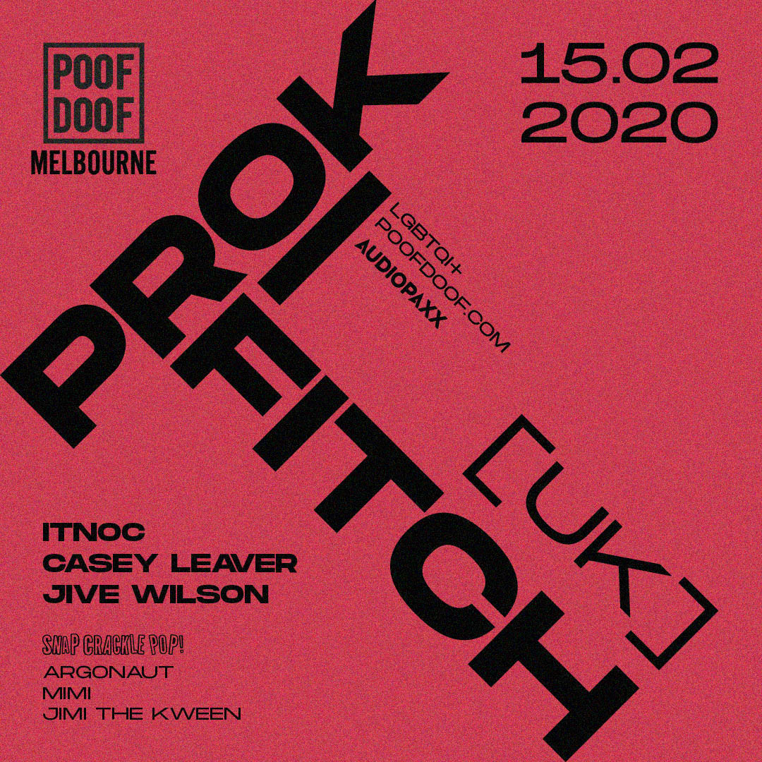 PROK & FITCH [UK] - Poof Doof melbourne