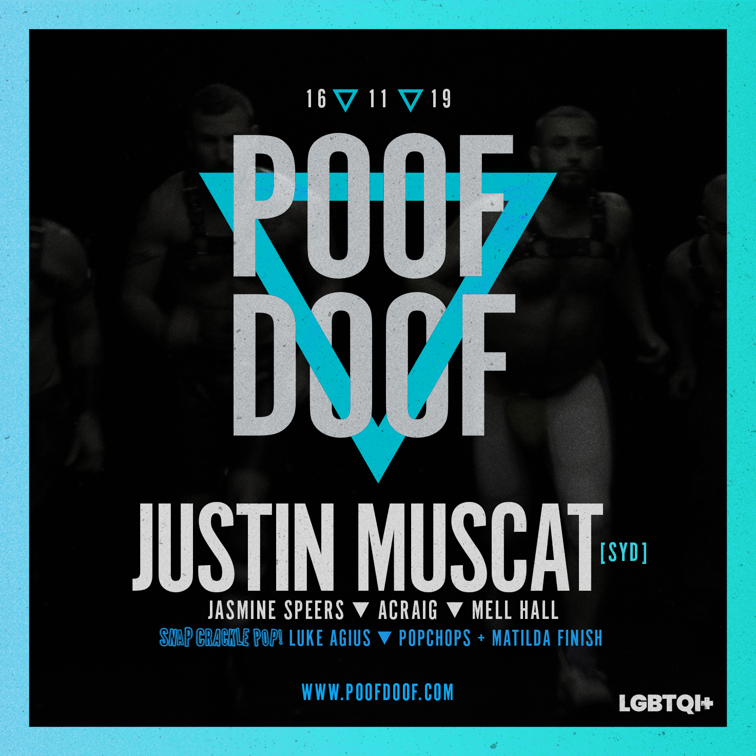 JUSTIN MUSCAT (SYD) - Poof Doof melbourne