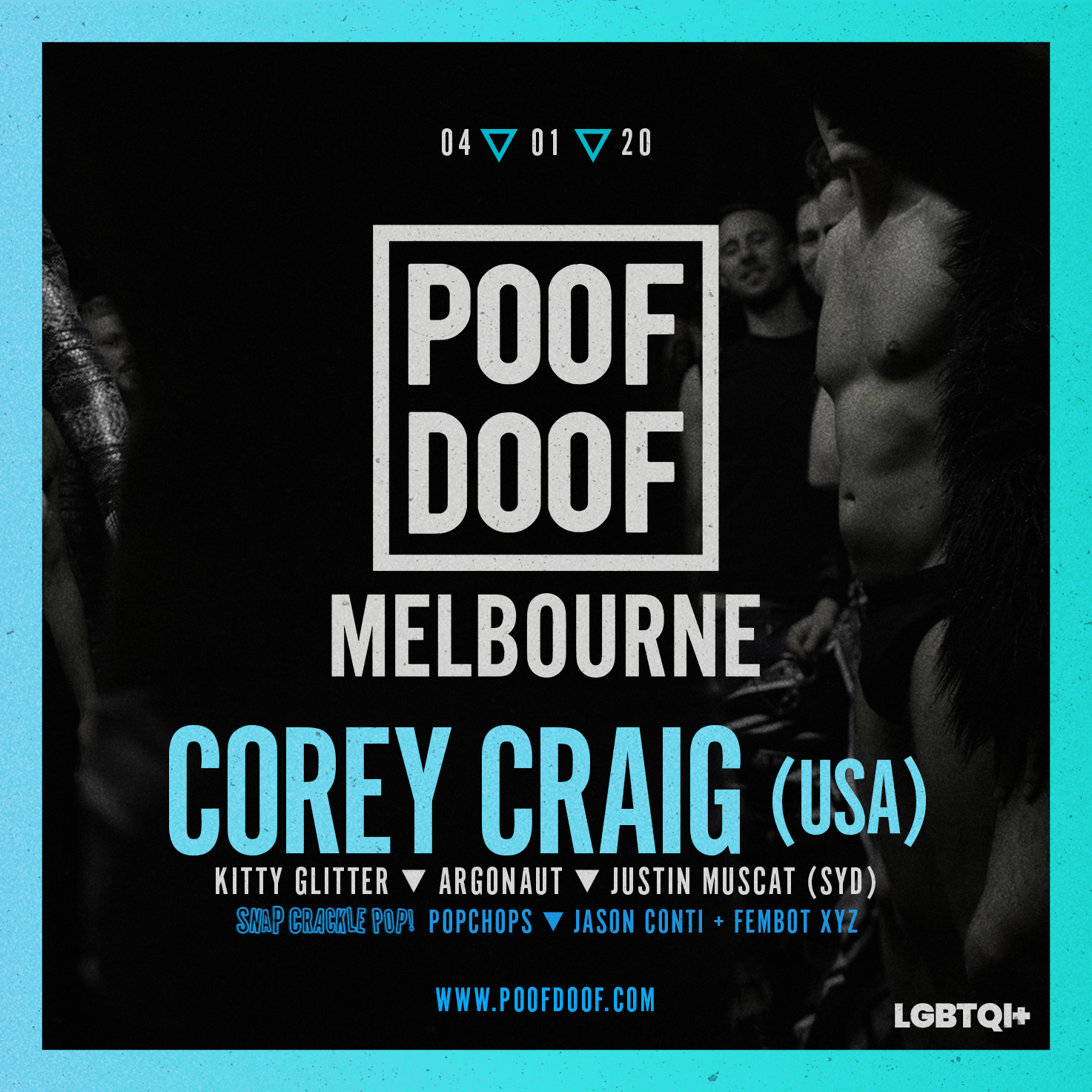 COREY CRAIG & KITTY GLITTER - Poof Doof melbourne