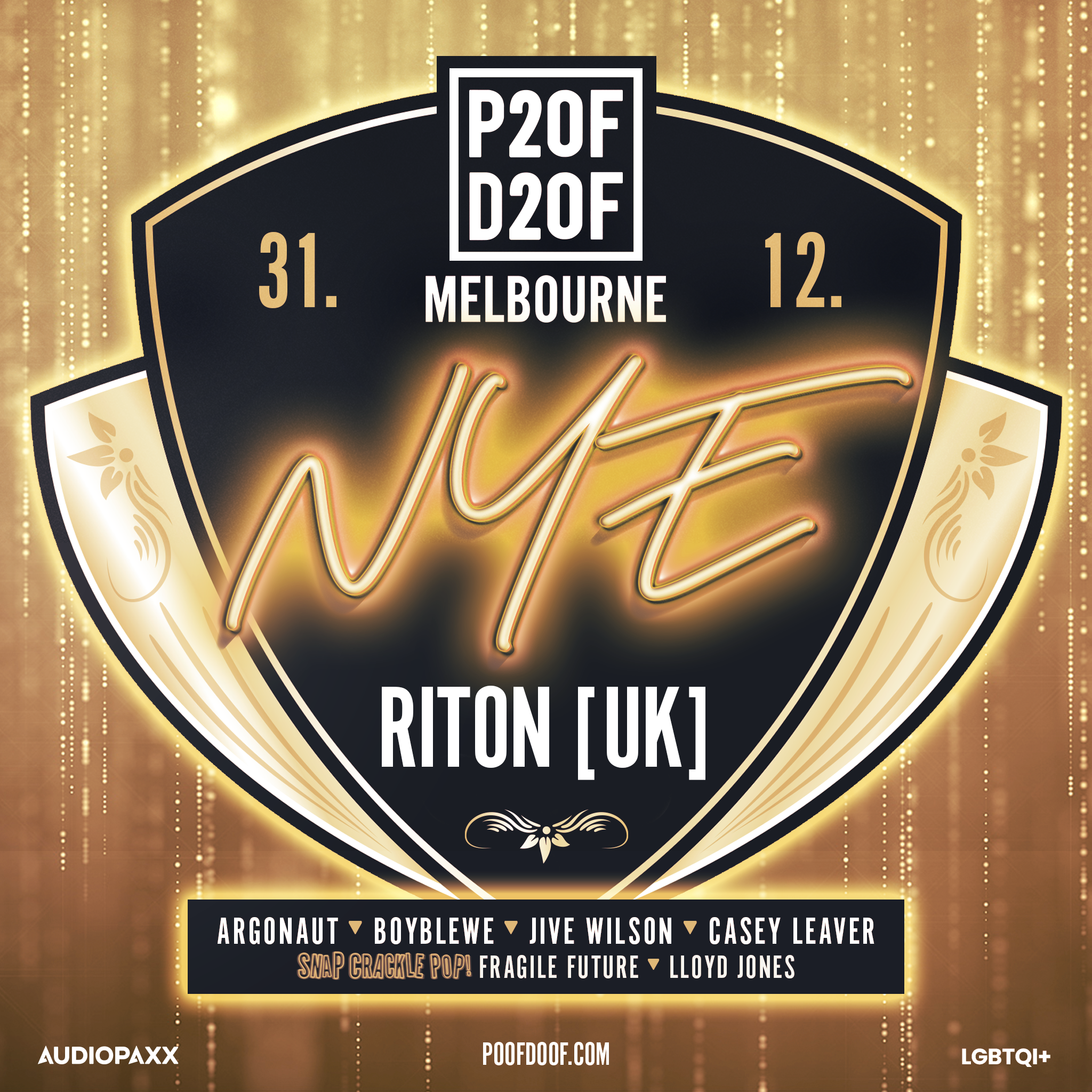 POOF DOOF MELB // NYE FEAT. RITON [UK] - Poof Doof melbourne