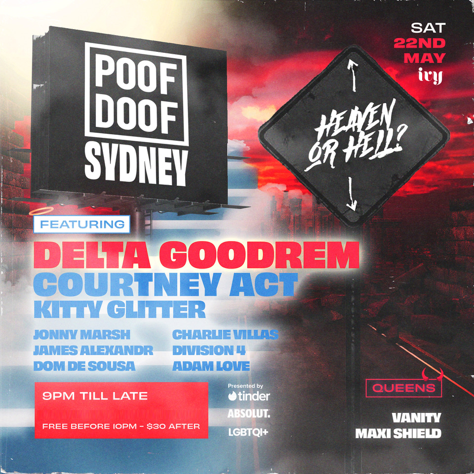 POOF DOOF SYDNEY: SATURDAY 22ND MAY - Poof Doof sydney