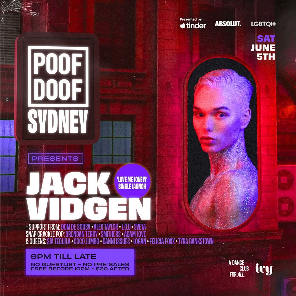 POOF DOOF SYDNEY: SATURDAY 5TH JUNE - POOF DOOF