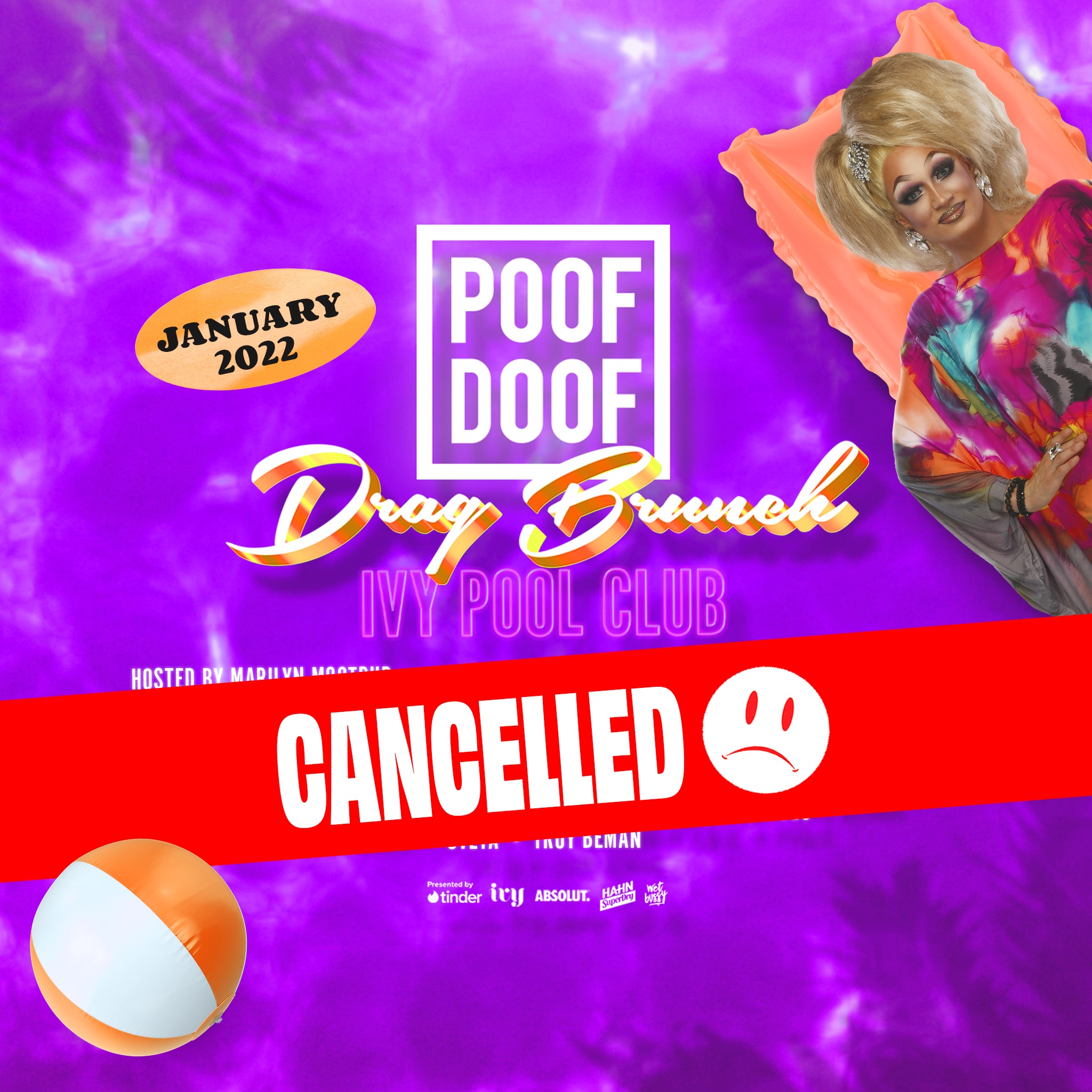 POOF DOOF SYDNEY: DRAG BRUNCH JANUARY - Poof Doof sydney