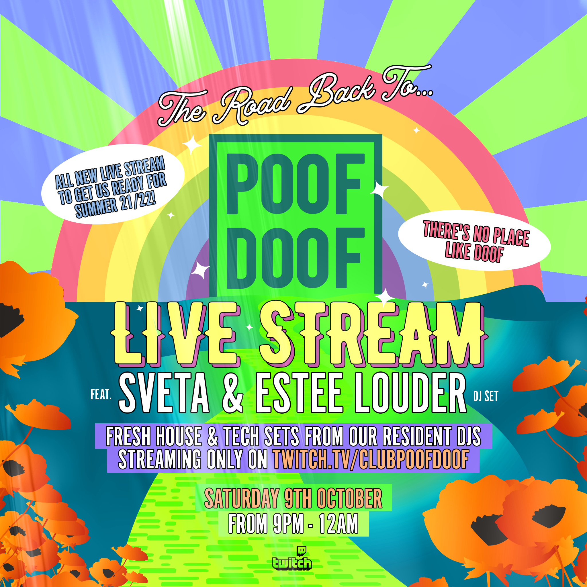 POOF DOOF: SATURDAY 9TH OCTOBER - Poof Doof melbourne