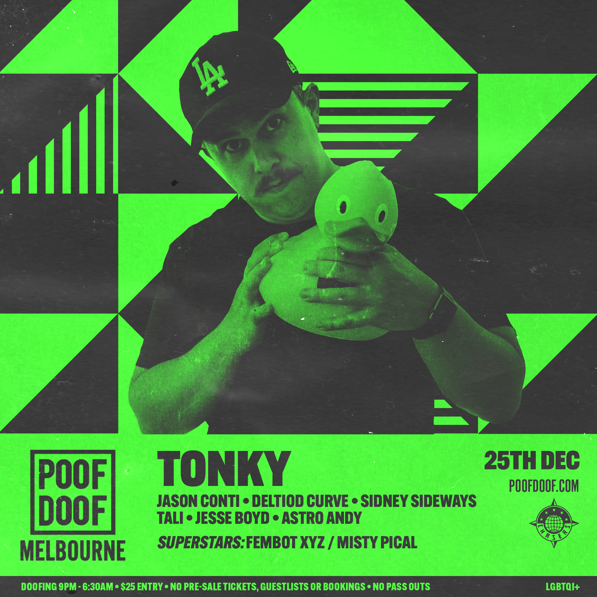 POOF DOOF MELBOURNE: SATURDAY 25TH DECEMBER - Poof Doof melbourne