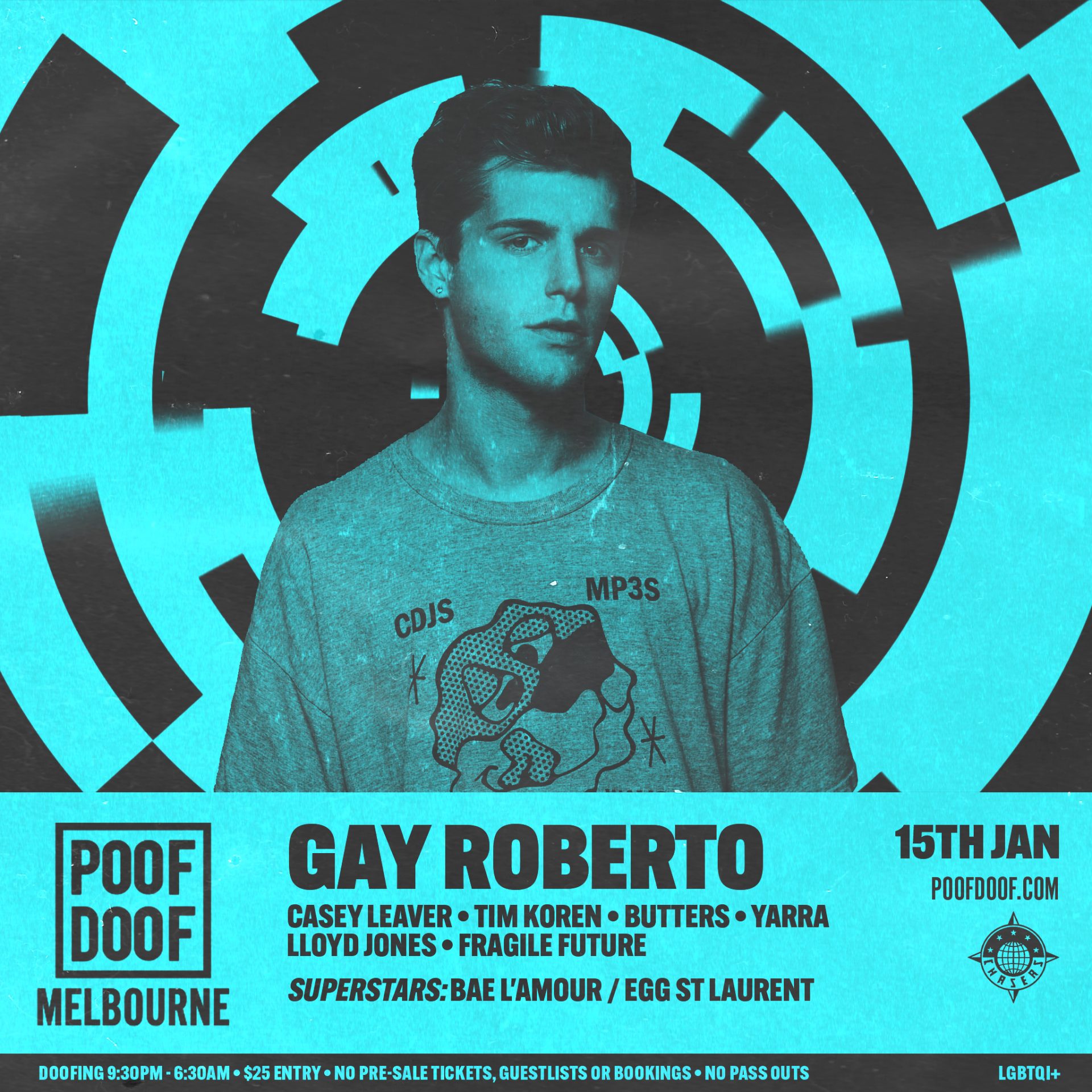 POOF DOOF MELBOURNE: SATURDAY 15TH JANUARY 2022 - POOF DOOF