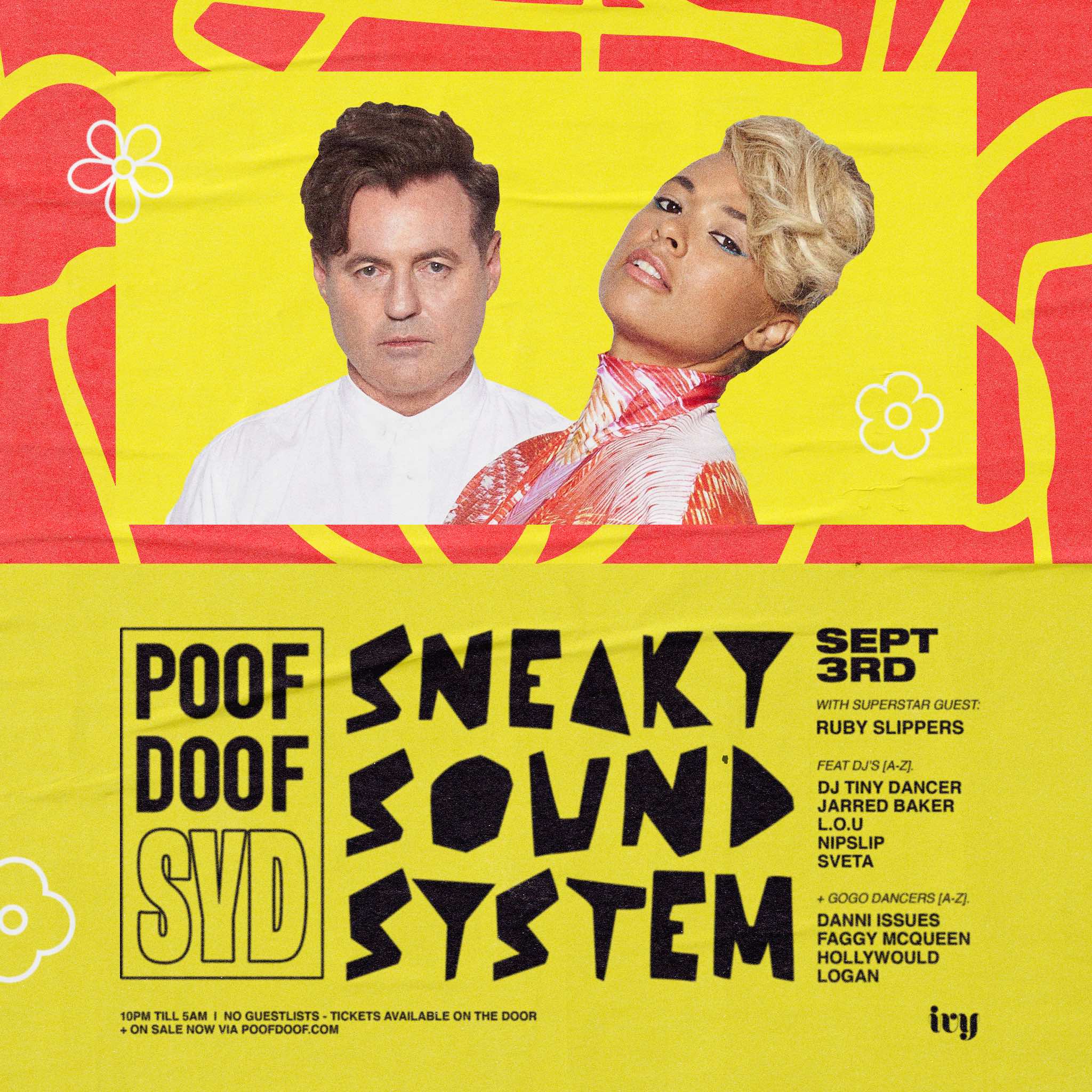 POOF DOOF SYDNEY – SATURDAY 3RD SEPTEMBER - Poof Doof sydney