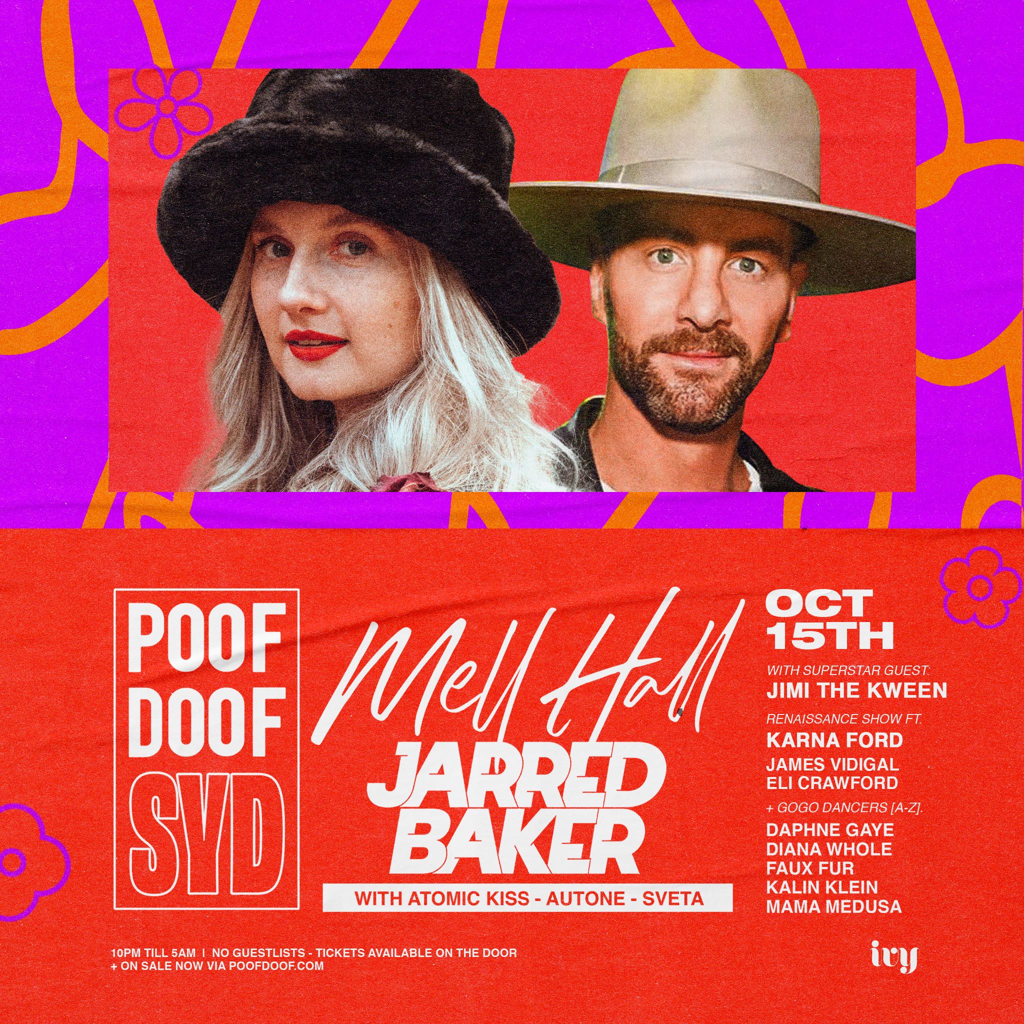 POOF DOOF SYDNEY – SATURDAY 15TH OCTOBER - Poof Doof sydney