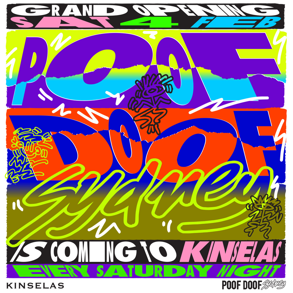 THE NEW POOF DOOF SYDNEY – GRAND REOPENING – SATURDAY 4TH FEBRUARY - Poof Doof sydney