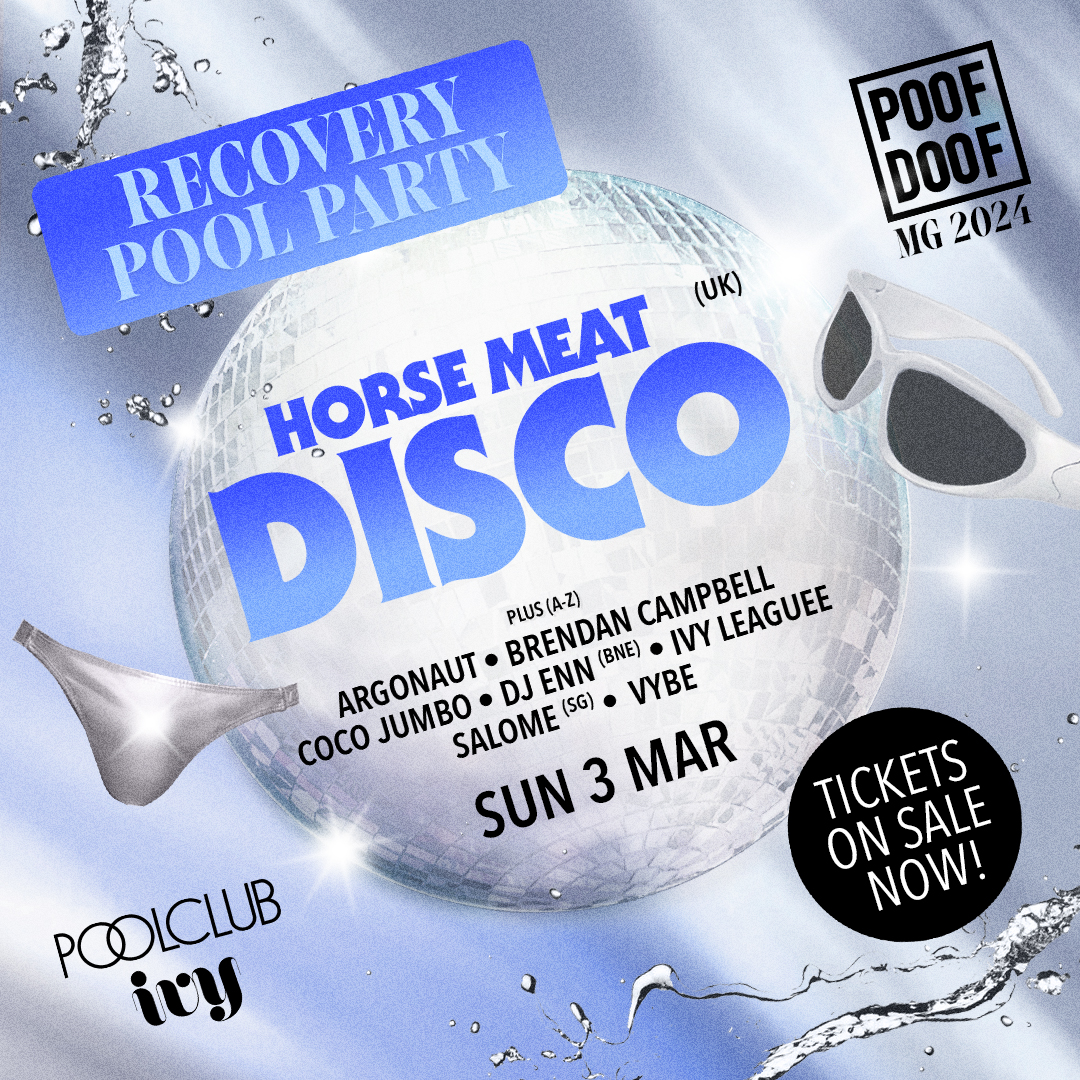 POOF DOOF SYD X MARDI GRAS 2024: RECOVERY POOL PARTY – SUNDAY 3RD MARCH 2024 - Poof Doof sydney