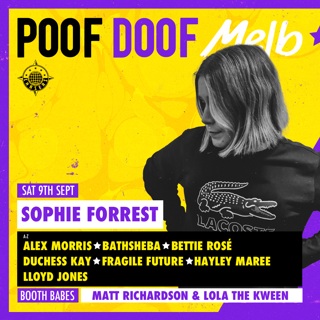 POOF DOOF MELBOURNE – SATURDAY 9TH SEPTEMBER 2023 - Poof Doof melbourne