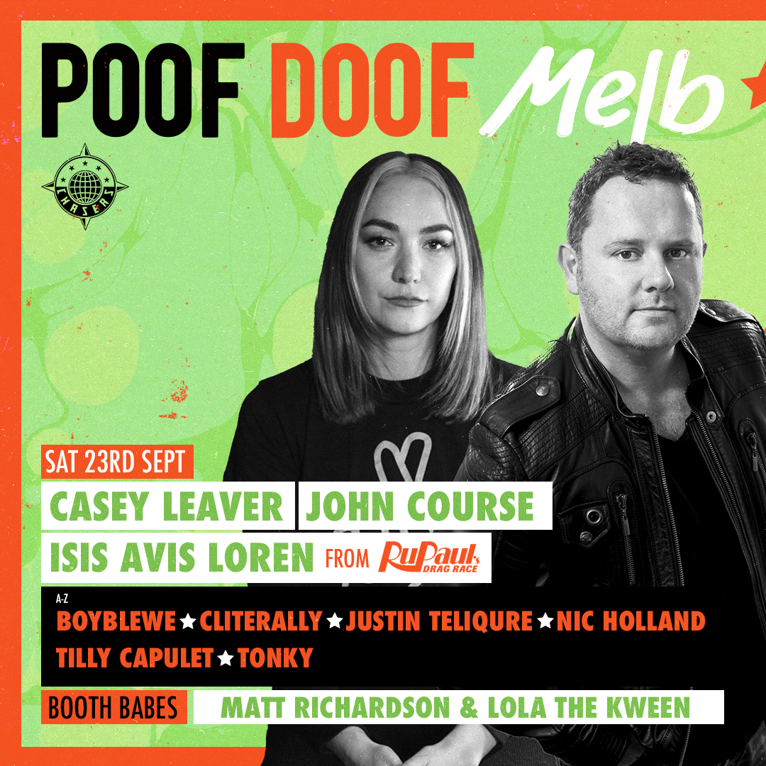 POOF DOOF SYDNEY – SUNDAY 1ST OCTOBER 2023 - Poof Doof sydney