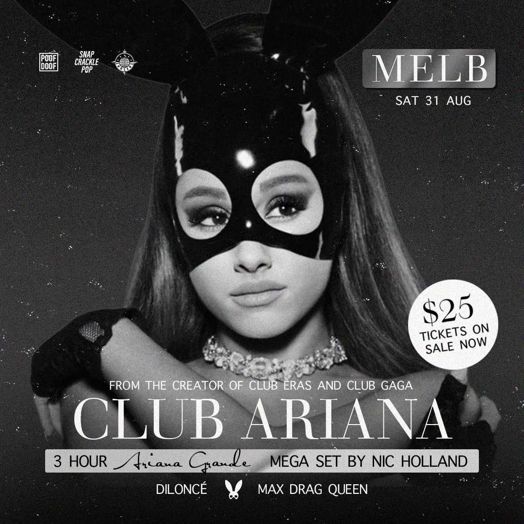 POOF DOOF MELBOURNE: CLUB ARIANA – SATURDAY 31ST AUGUST 2024 - Poof Doof melbourne