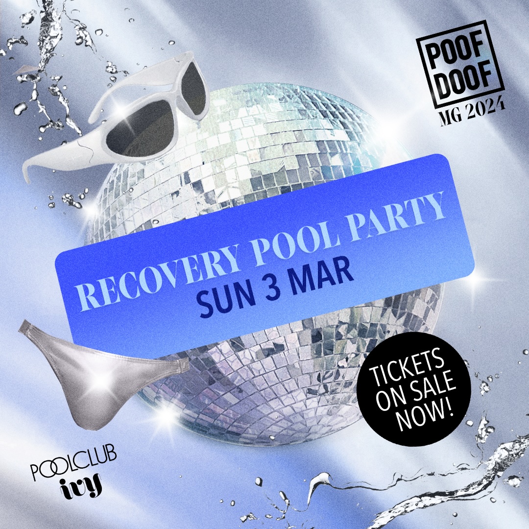 POOF DOOF SYD X MARDI GRAS 2024 RECOVERY POOL PARTY SUNDAY 3RD MARCH   MG RecoveryPoolParty 1080x1080 