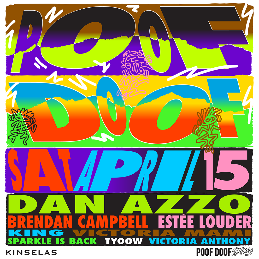 POOF DOOF SYDNEY – SATURDAY 15TH APRIL 2023 - Poof Doof sydney