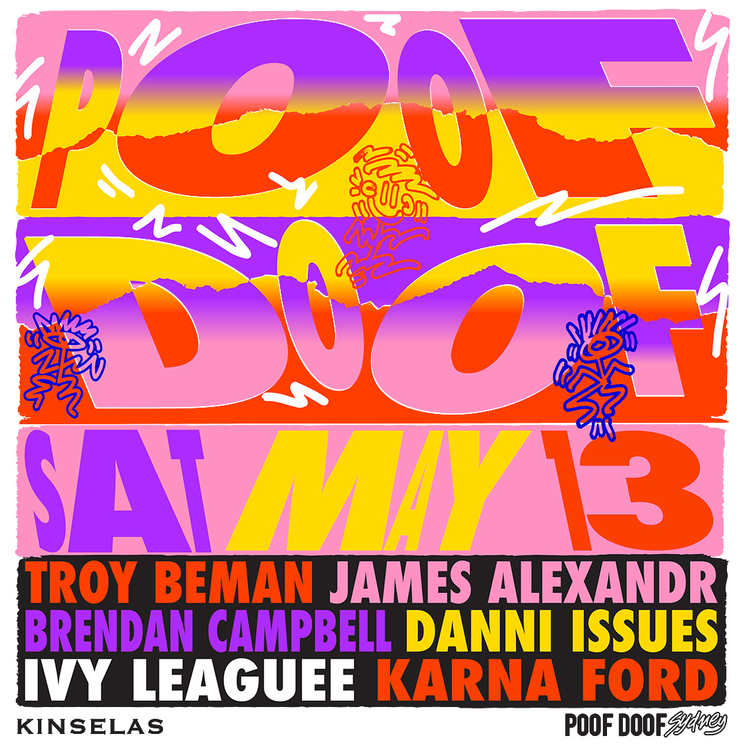 POOF DOOF SYDNEY – SATURDAY 13TH MAY 2023 - Poof Doof sydney