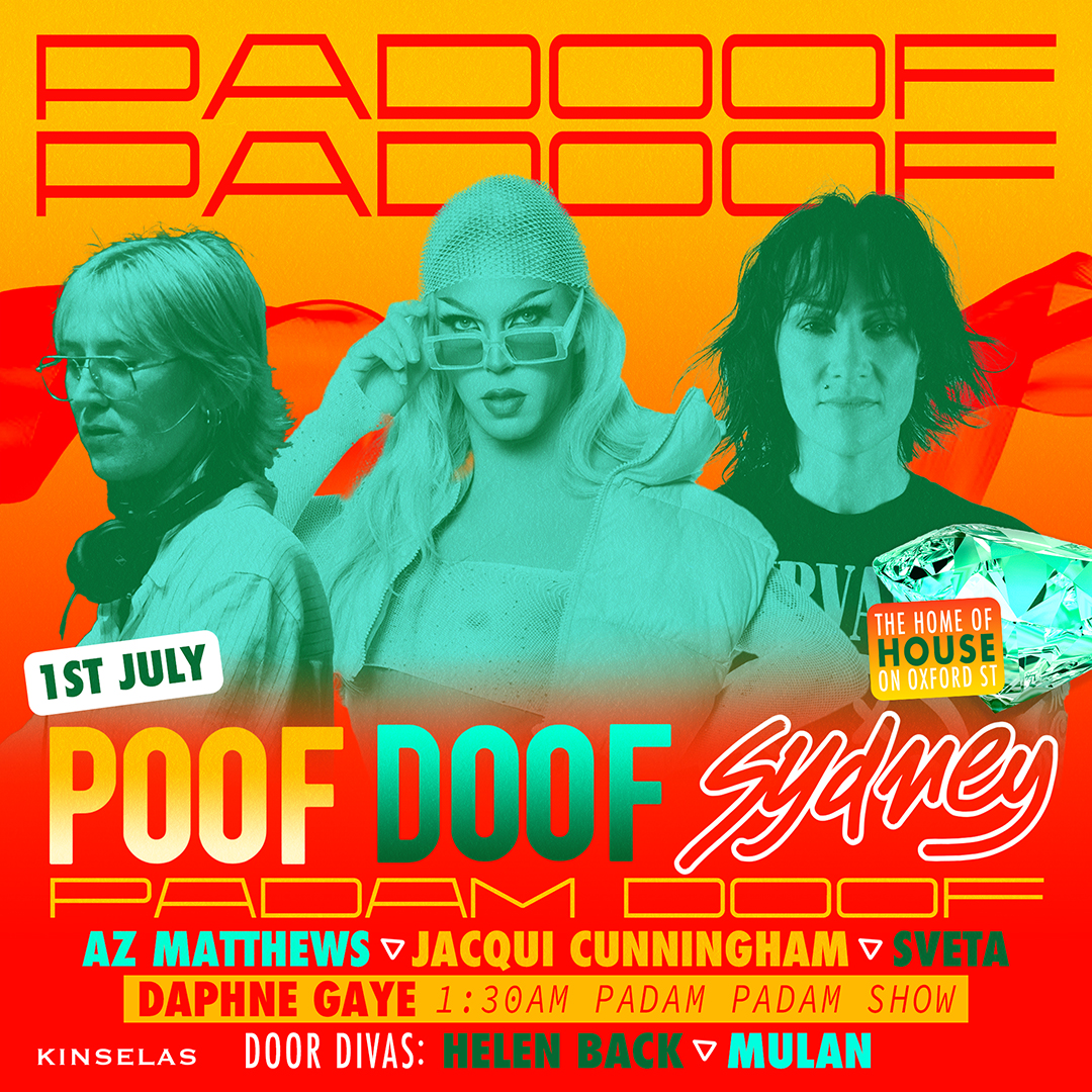 POOF DOOF SYDNEY – SATURDAY 1ST JULY 2023 - Poof Doof sydney