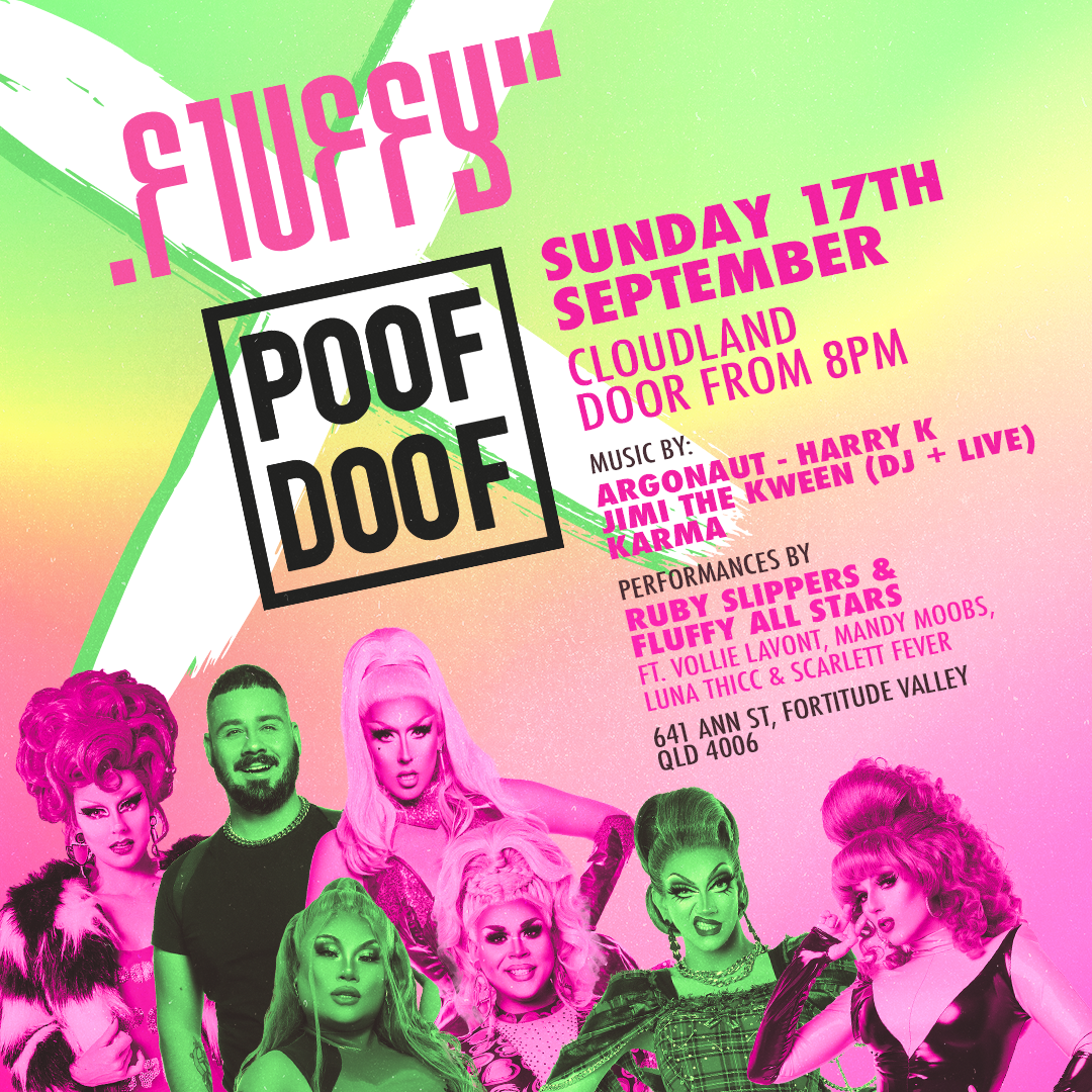 POOF DOOF X FLUFFY – SUNDAY 17TH SEPTEMBER 2023 - Poof Doof 