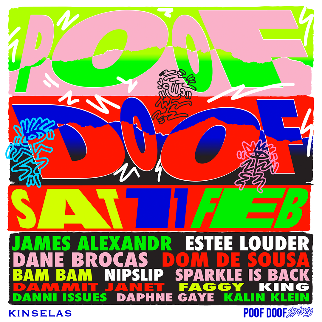 POOF DOOF SYDNEY – SATURDAY 11TH FEBRUARY - Poof Doof sydney