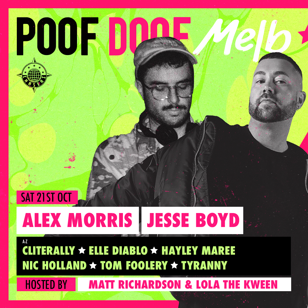 POOF DOOF MELBOURNE – SATURDAY 21ST OCTOBER 2023 - Poof Doof melbourne