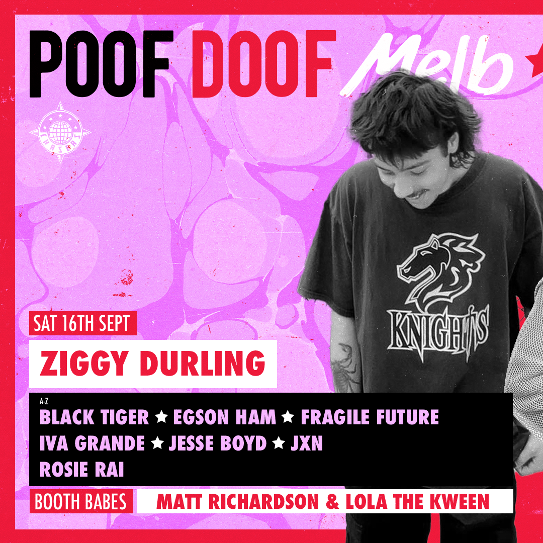 POOF DOOF MELBOURNE – SATURDAY 16TH SEPTEMBER 2023 - Poof Doof melbourne