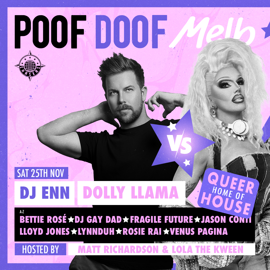 POOF DOOF MELBOURNE – SATURDAY 25TH NOVEMBER 2023 - Poof Doof melbourne