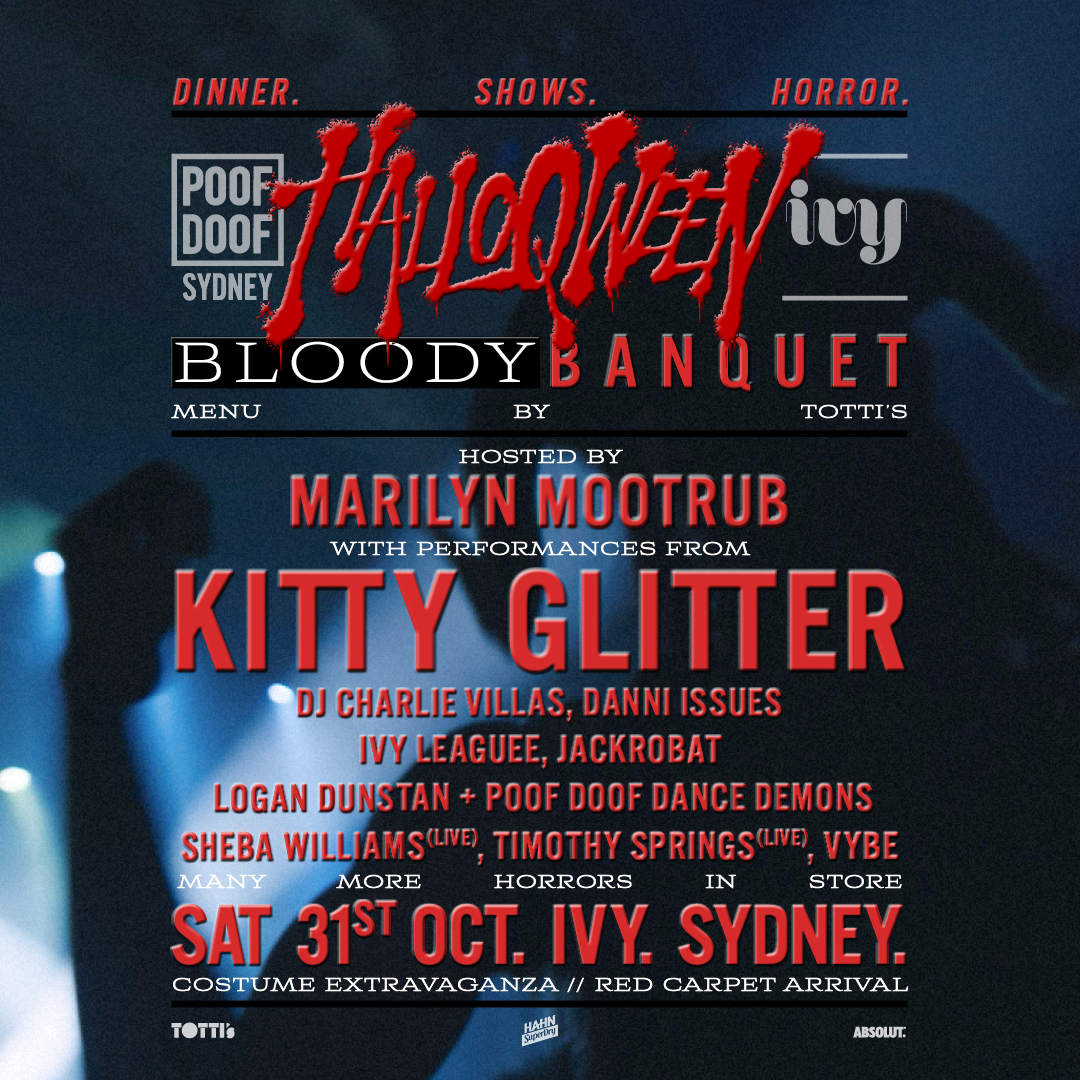 POOF DOOF HALLOQWEEN: BLOODY BANQUET (SYDNEY) - Poof Doof 