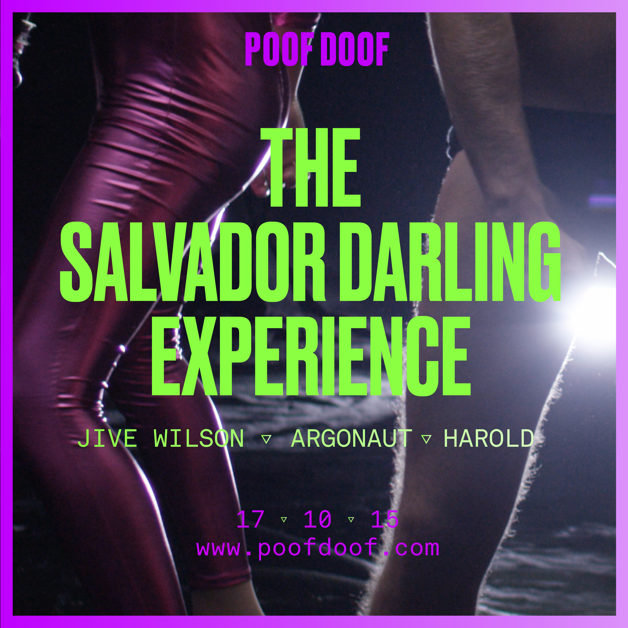 THE SALVADOR DARLING EXPERIENCE - Poof Doof melbourne