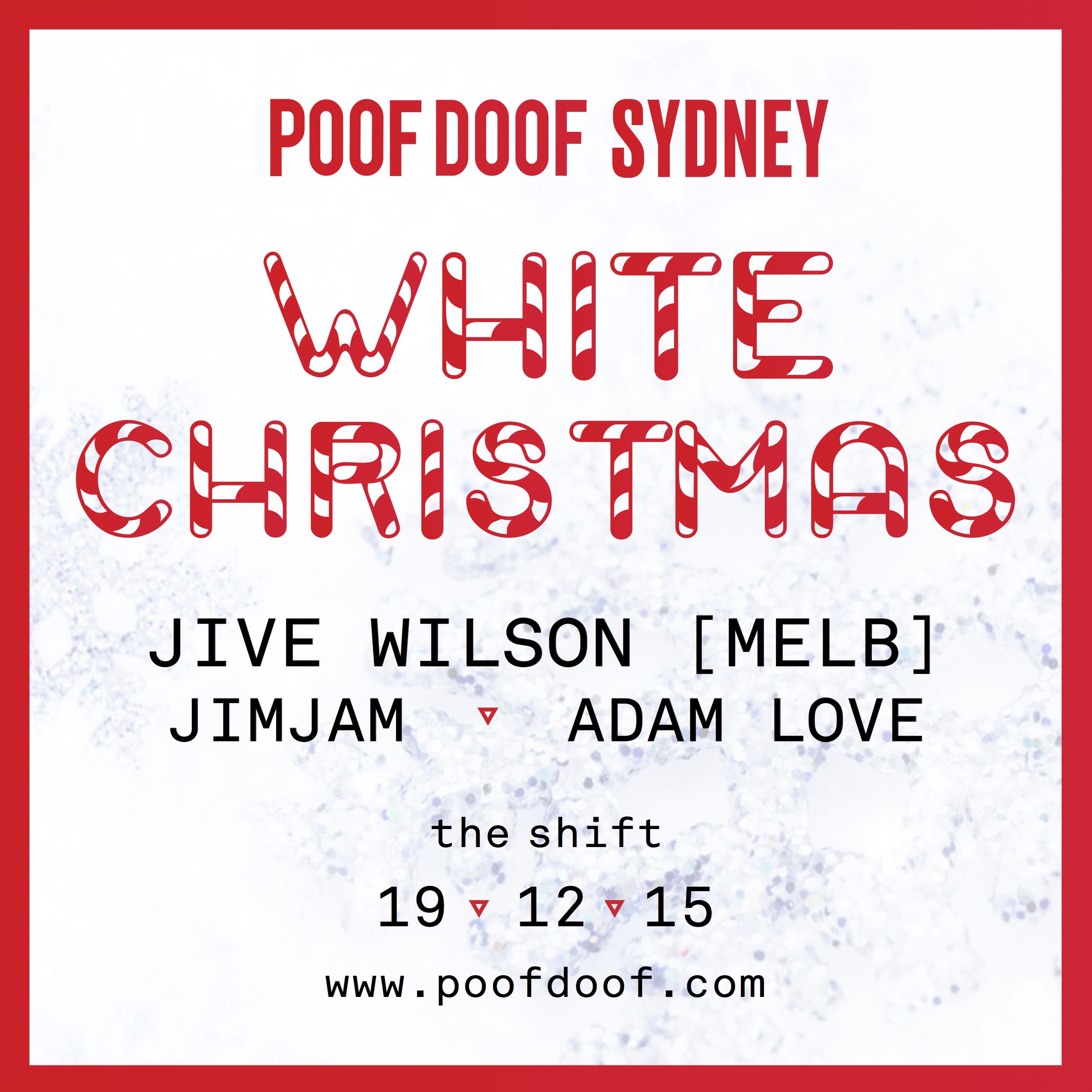 POOF DOOF SYDNEY WHITE CHRISTMAS - Poof Doof 