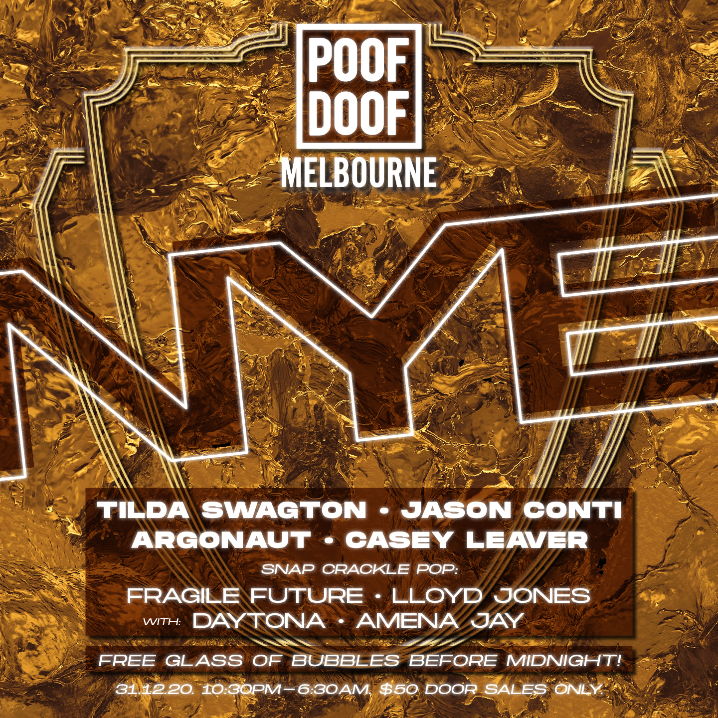 POOF DOOF MELBOURNE: NEW YEARS EVE - Poof Doof melbourne