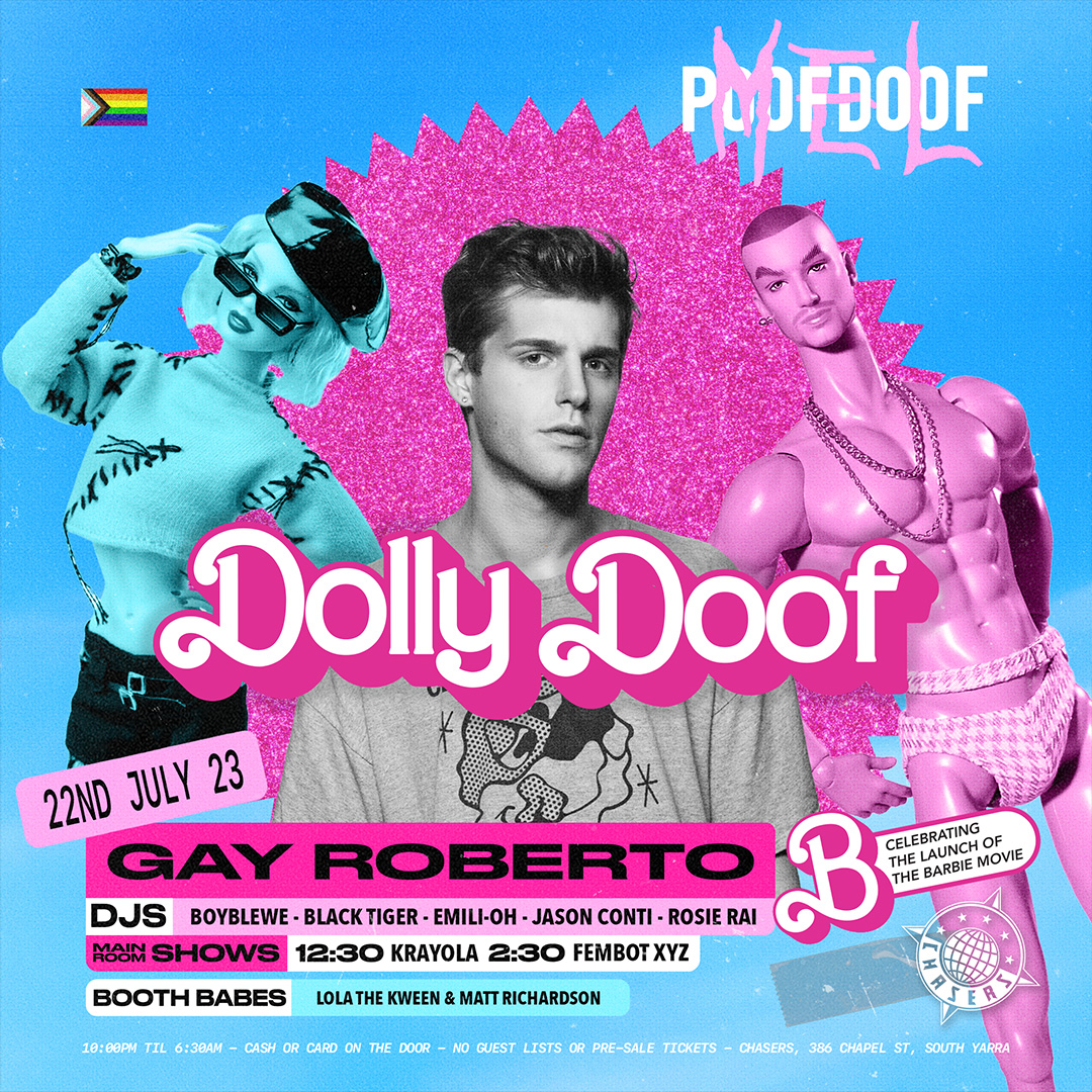 POOF DOOF MELBOURNE – SATURDAY 22ND JULY 2023 - Poof Doof melbourne