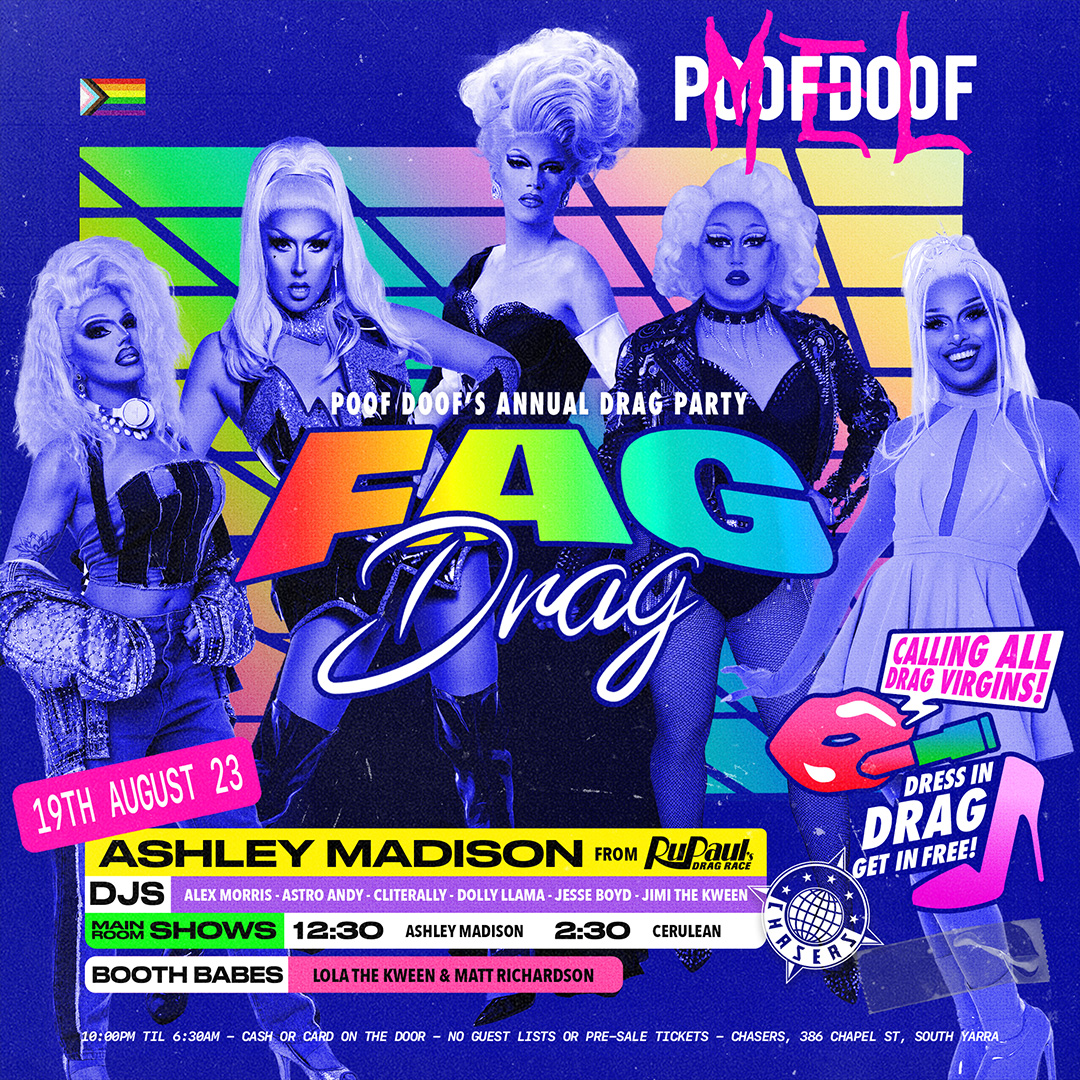 POOF DOOF MELBOURNE – SATURDAY 19TH AUGUST 2023 - Poof Doof melbourne