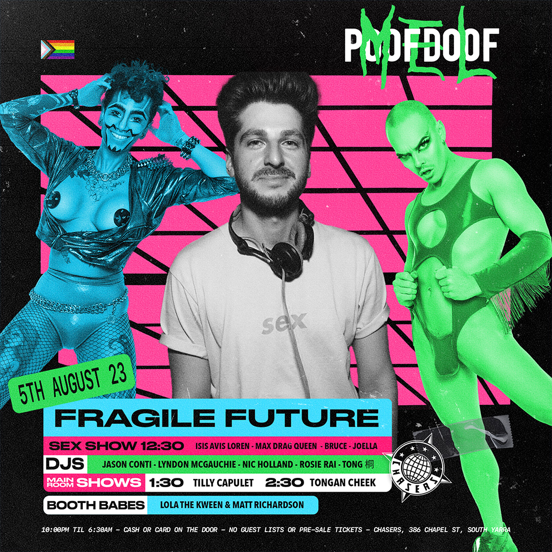 POOF DOOF MELBOURNE – SATURDAY 5TH AUGUST 2023 - Poof Doof melbourne