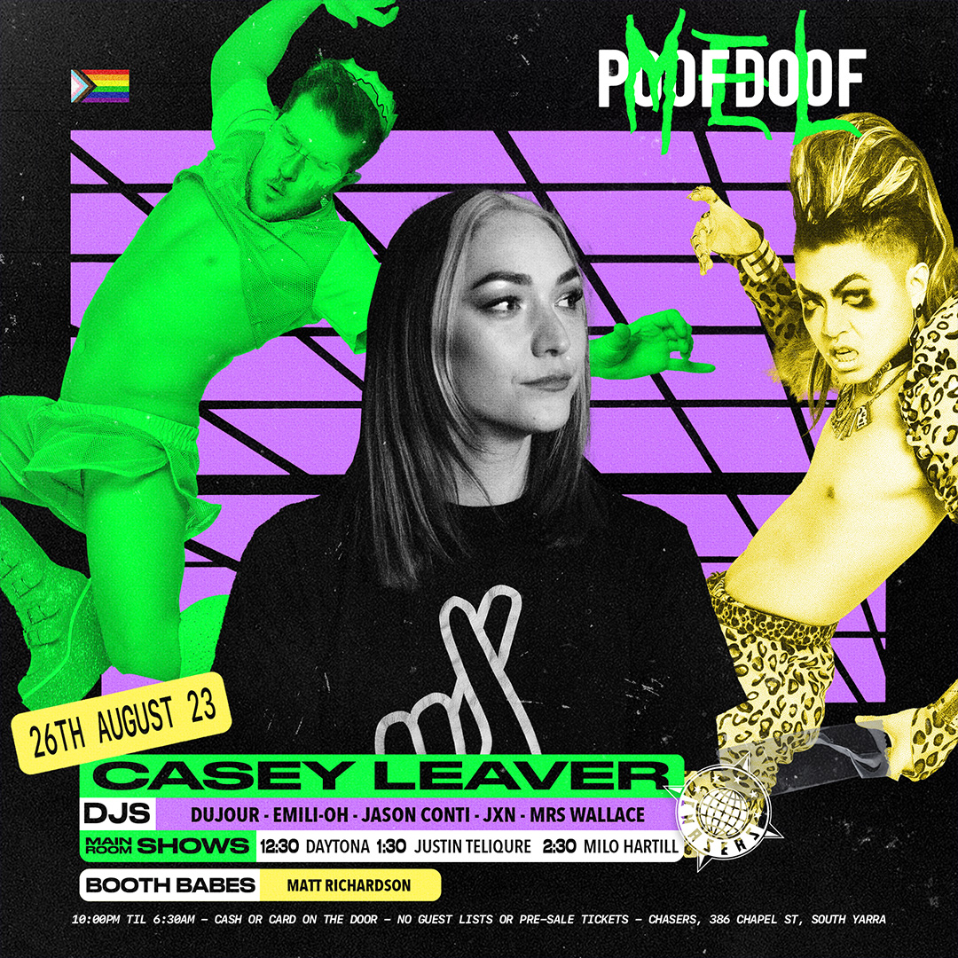 POOF DOOF MELBOURNE – SATURDAY 26TH AUGUST 2023 - Poof Doof melbourne