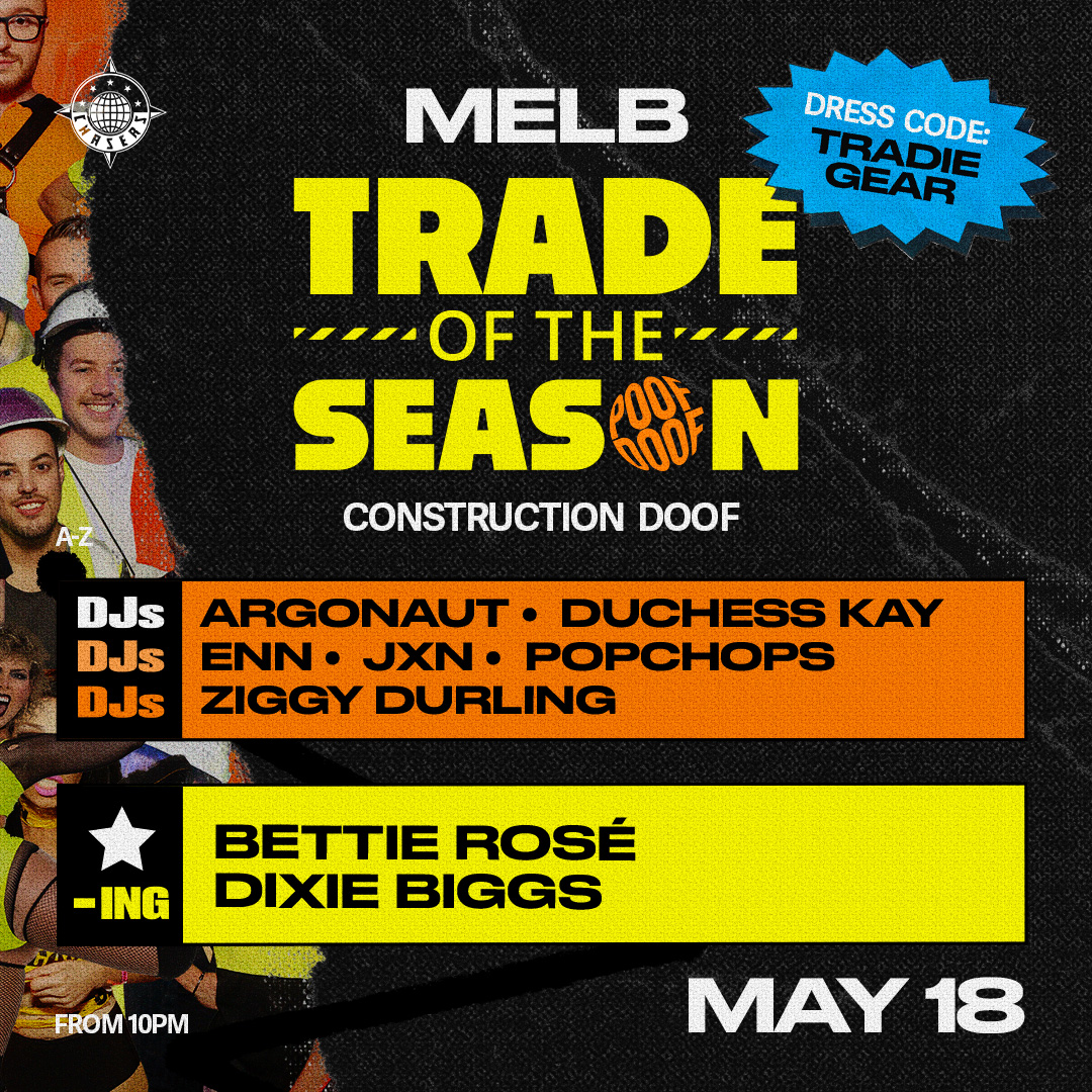 POOF DOOF MELBOURNE – SATURDAY 18TH MAY 2024 - Poof Doof melbourne