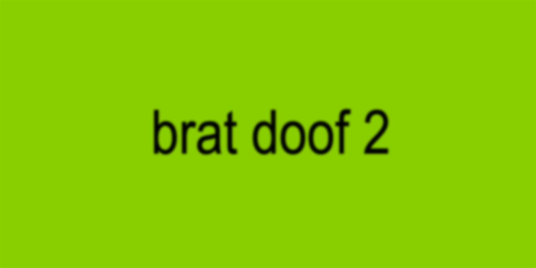 brat doof 2 SYD - Charli XCX tribute night at POOF DOOF