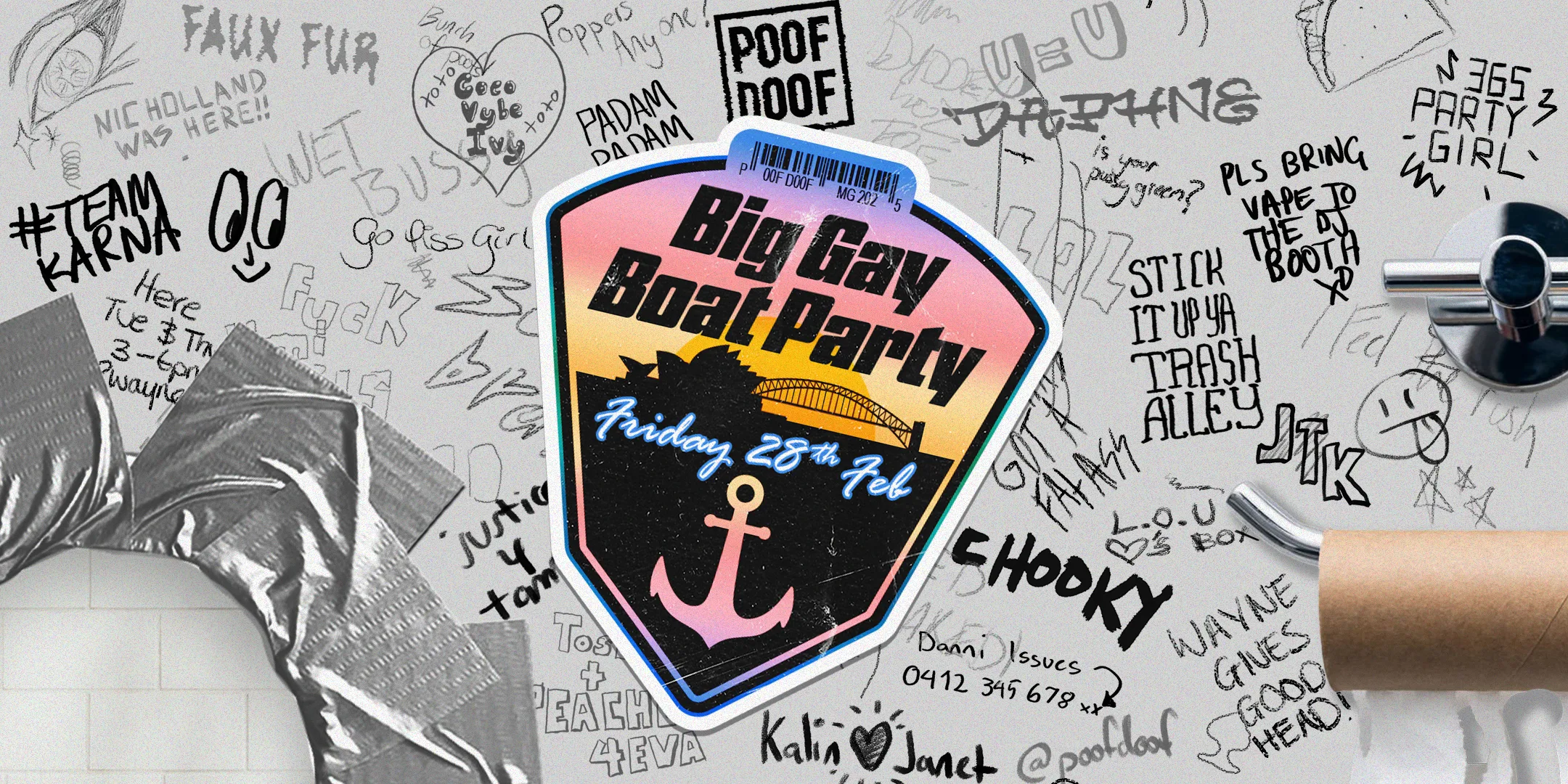 Big Gay Boat Party – POOF DOOF Sydney MG25 - Poof Doof aus special sydney